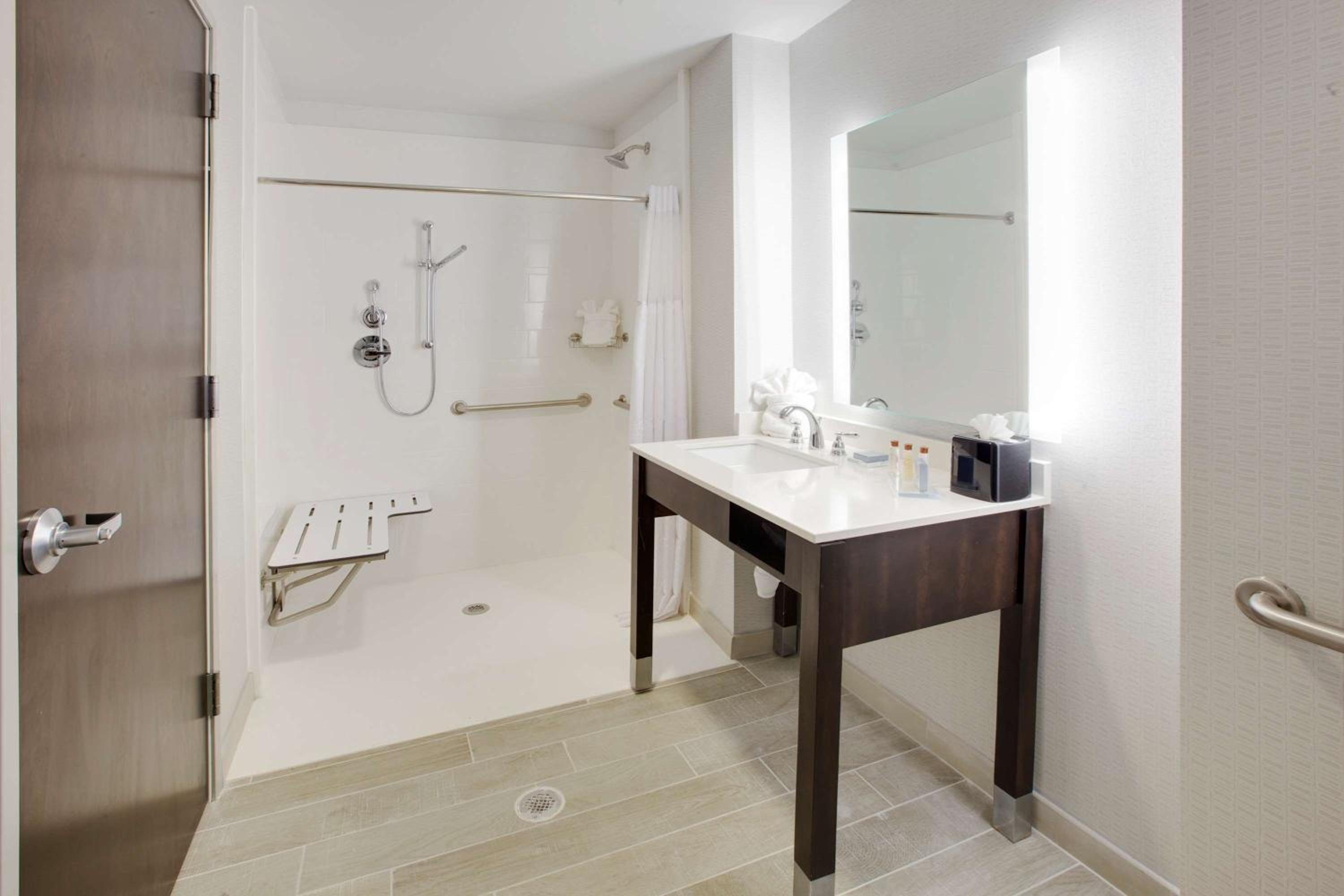 King Room with Roll-In Shower - Mobility/Hearing Accessible - Non-Smoking