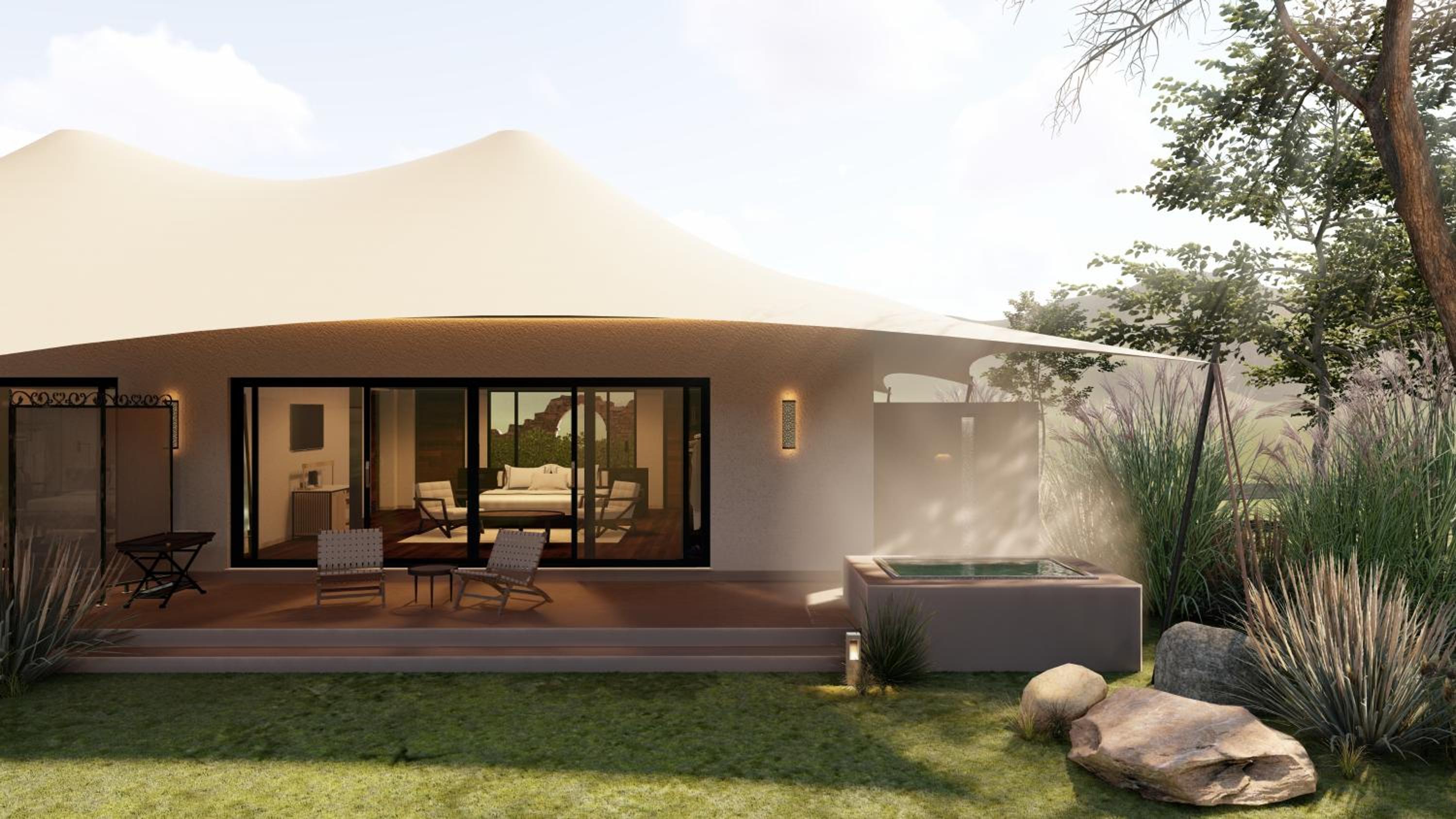 One-Bedroom Villa with Hot Tub