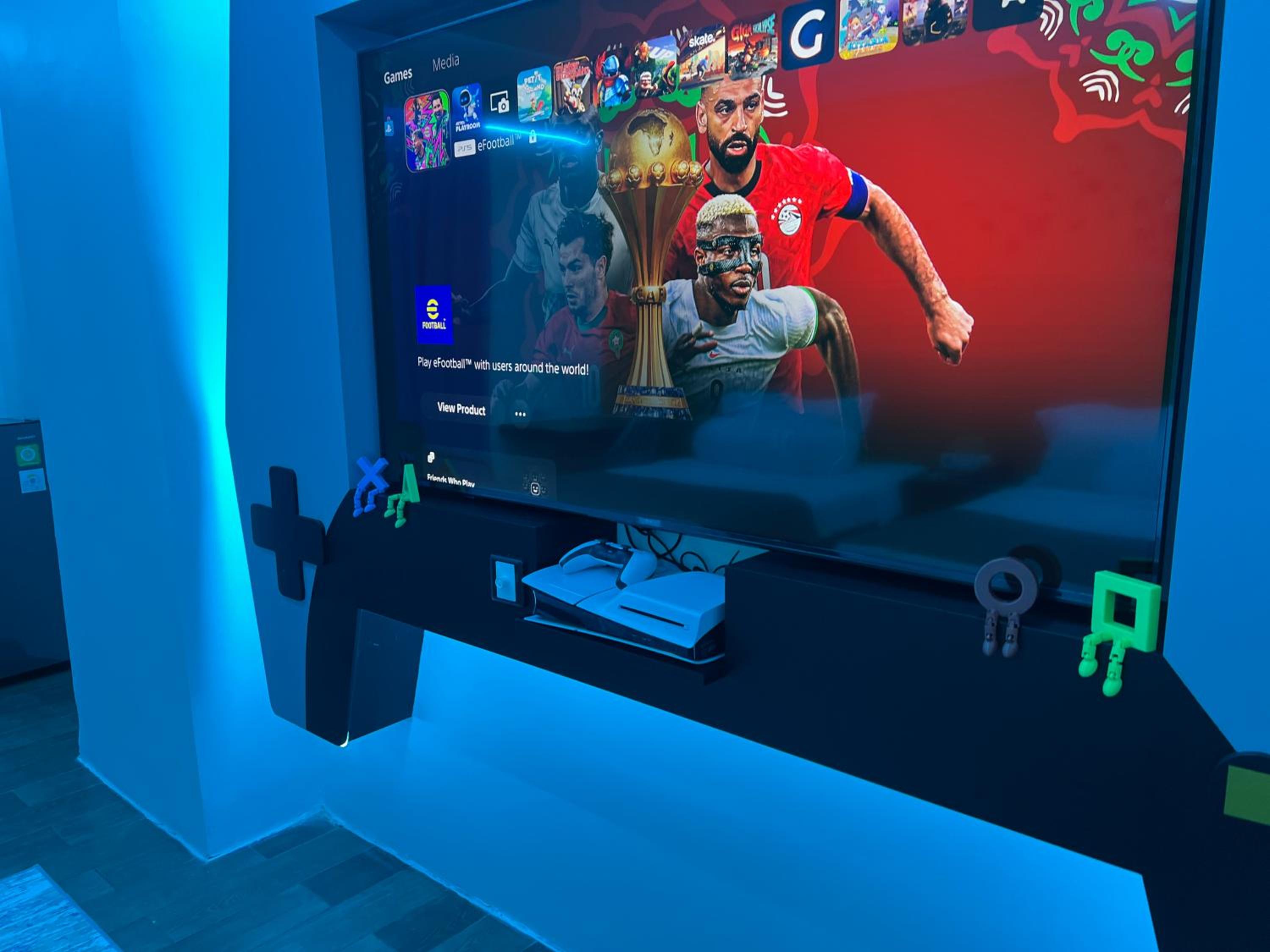 Family Game Room with PS5