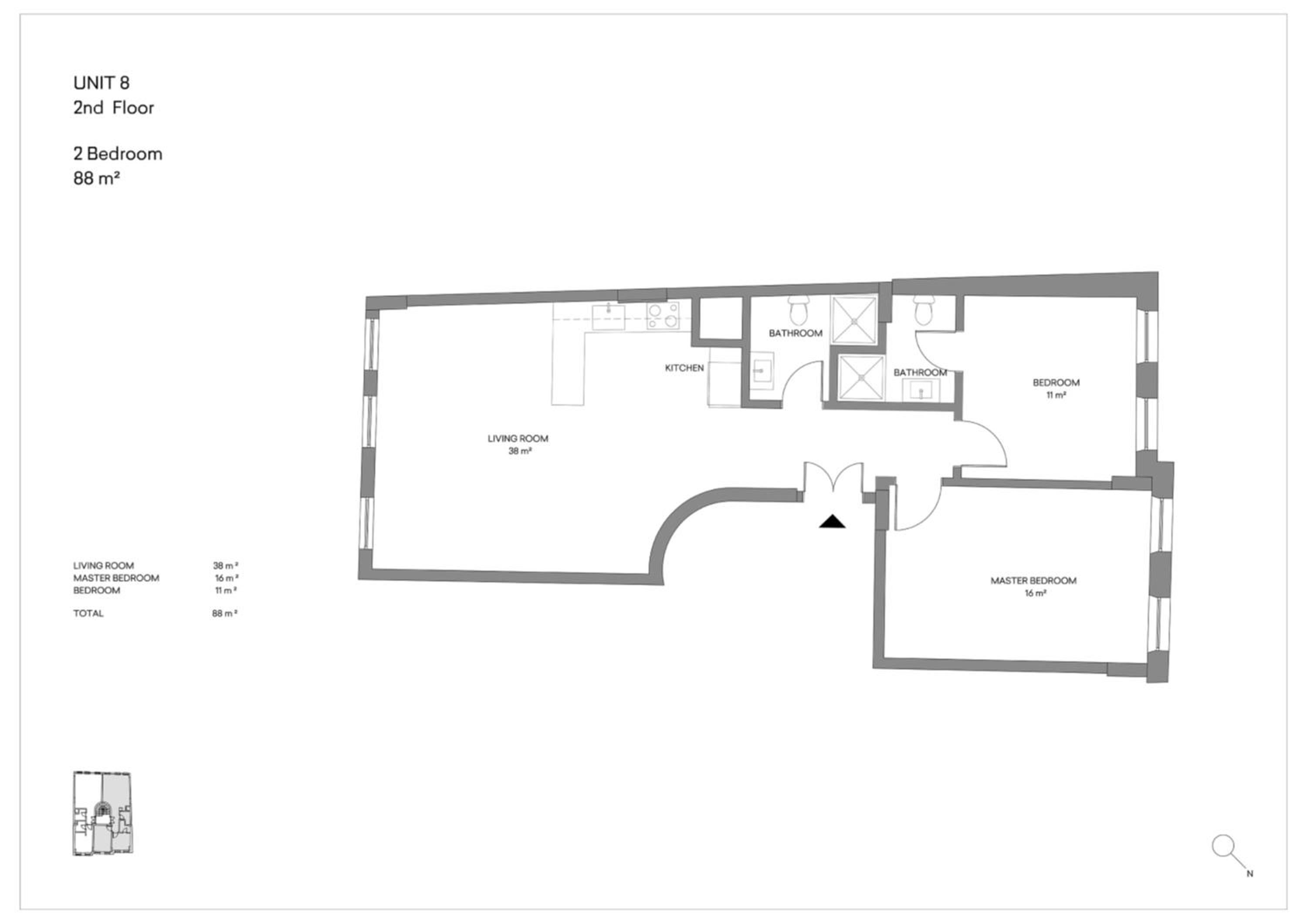 Two-Bedroom Apartment with City View photo 1