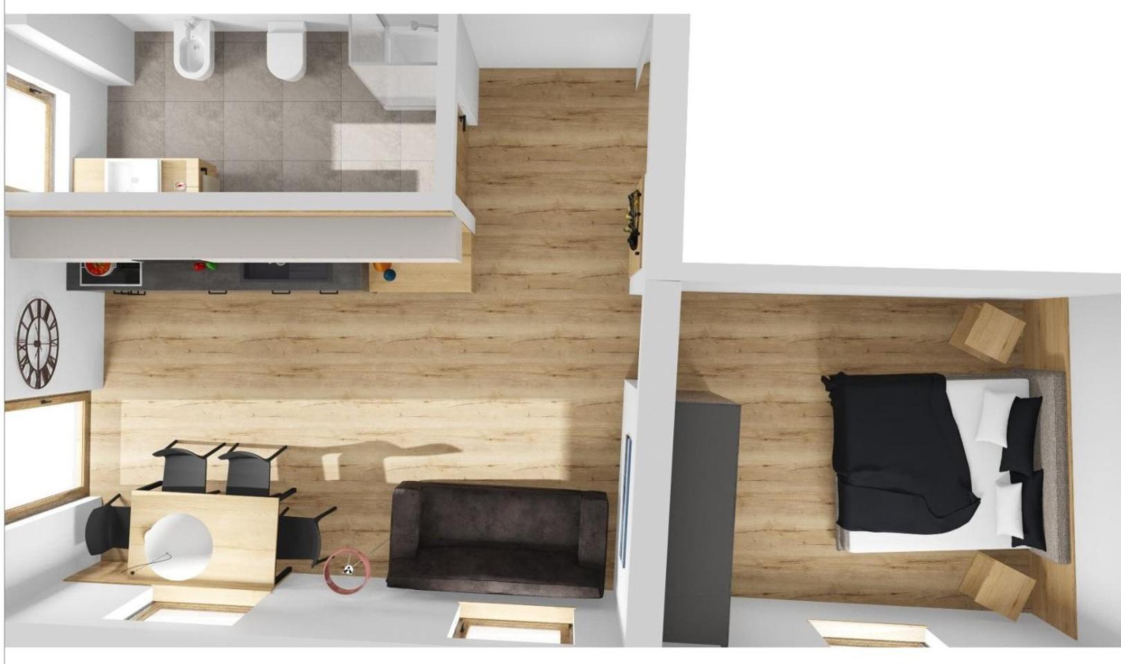 One-Bedroom Apartment with Balcony photo 3