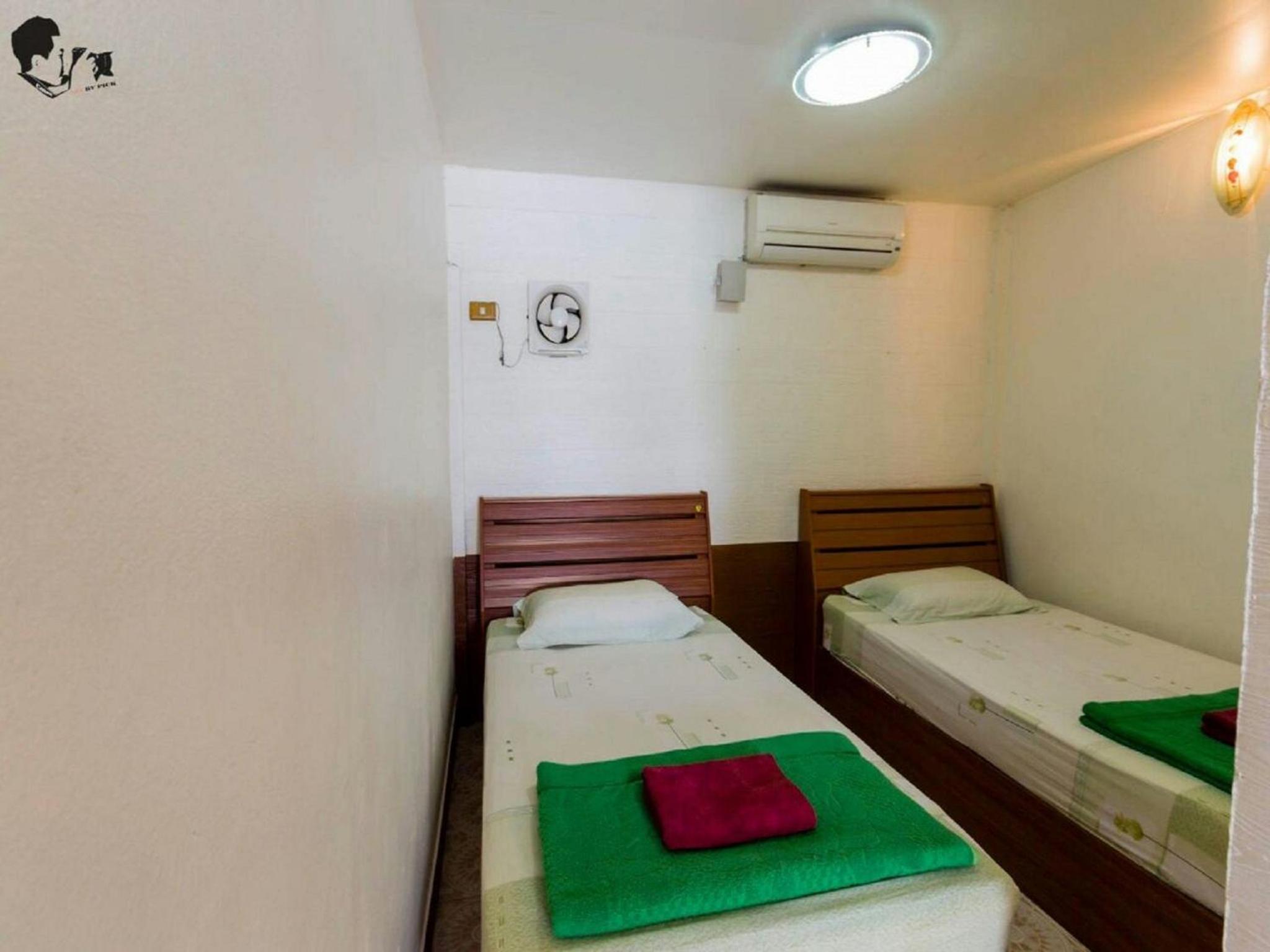 Quarto Duplo à Beira do Rio com Ar Condicionado