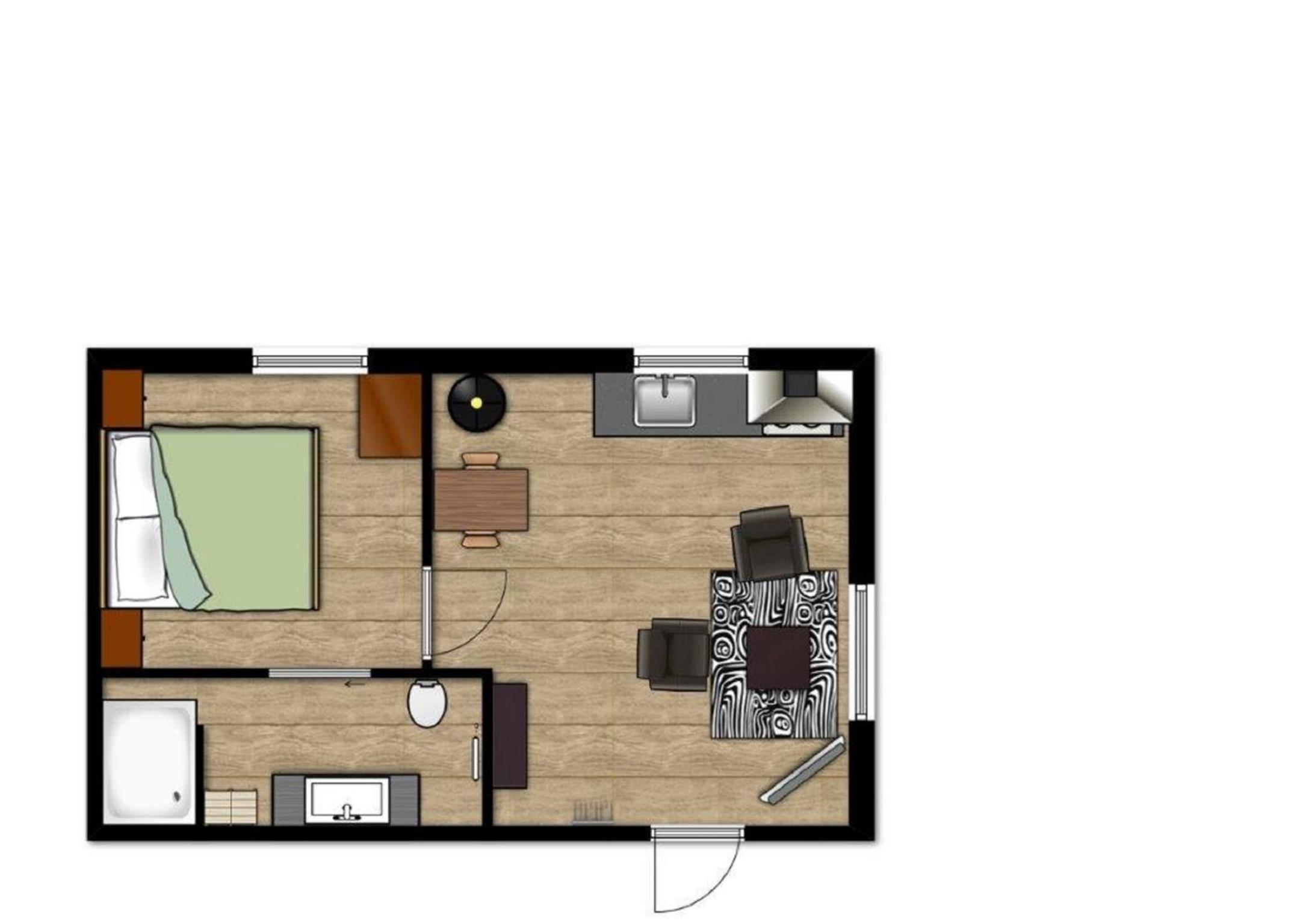One-Bedroom Apartment photo 2