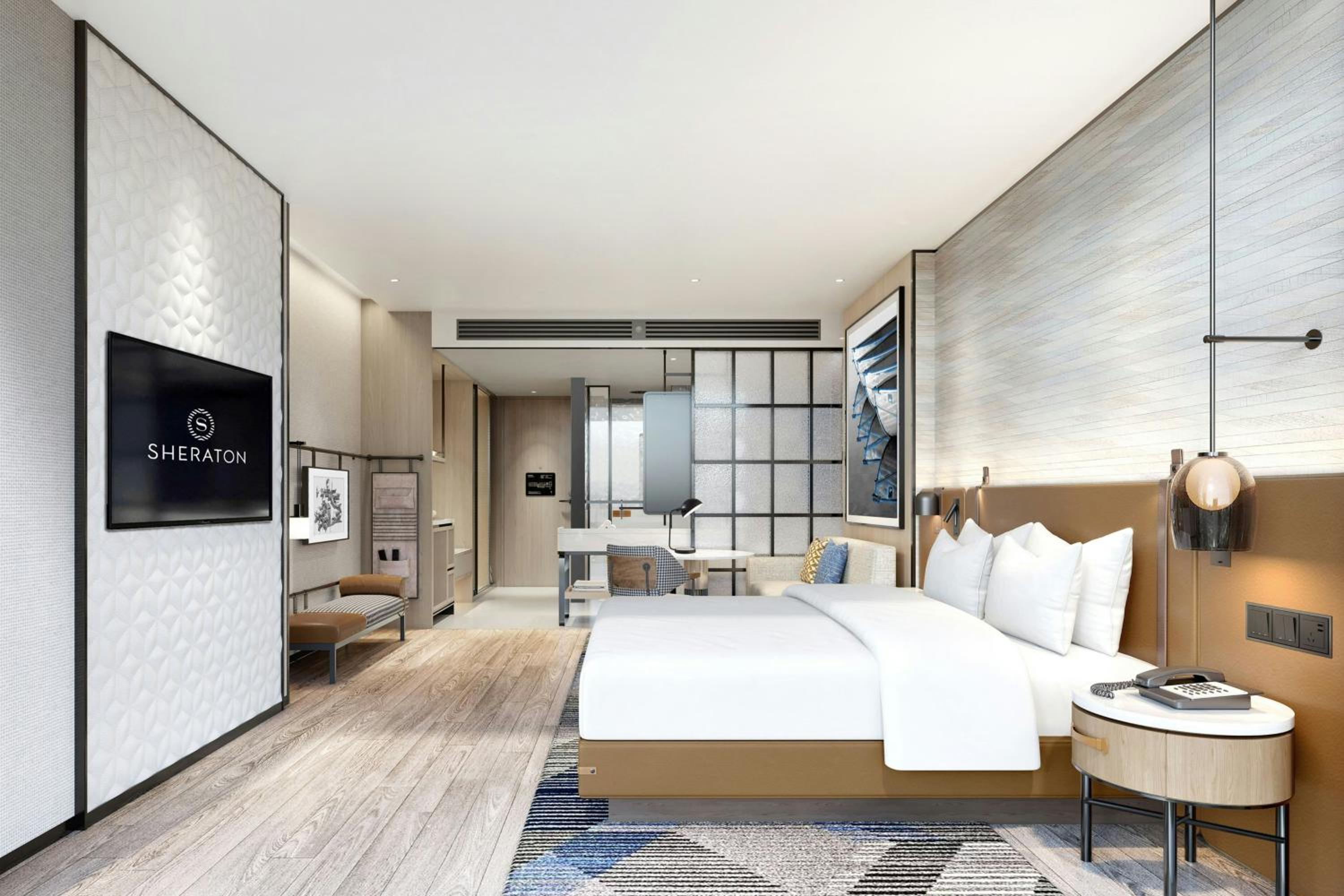 Deluxe King Room with Sofa Bed and City View