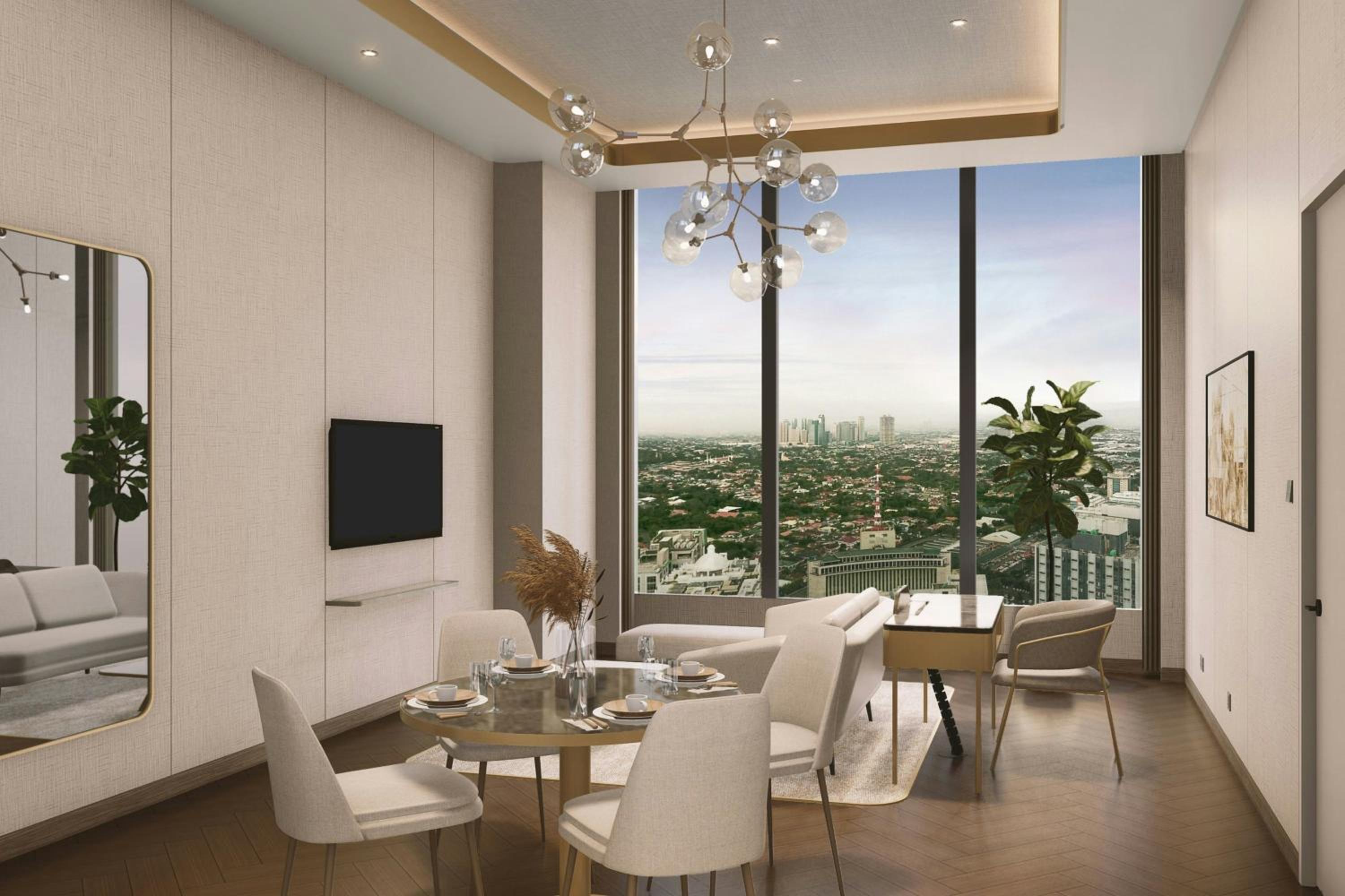 One-Bedroom Apartment with City View