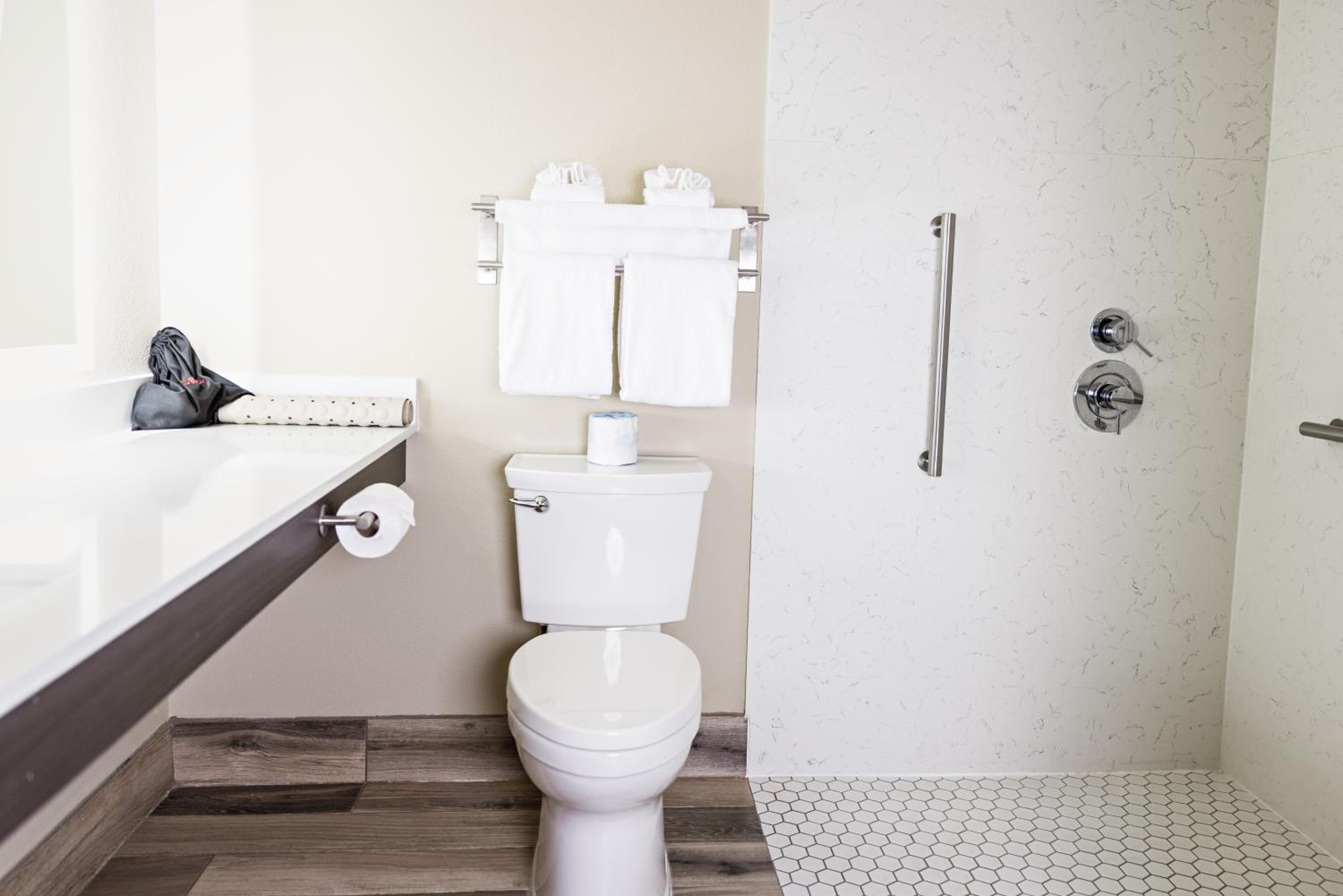 Standard King Room with Mobility Accessible Roll-In Shower