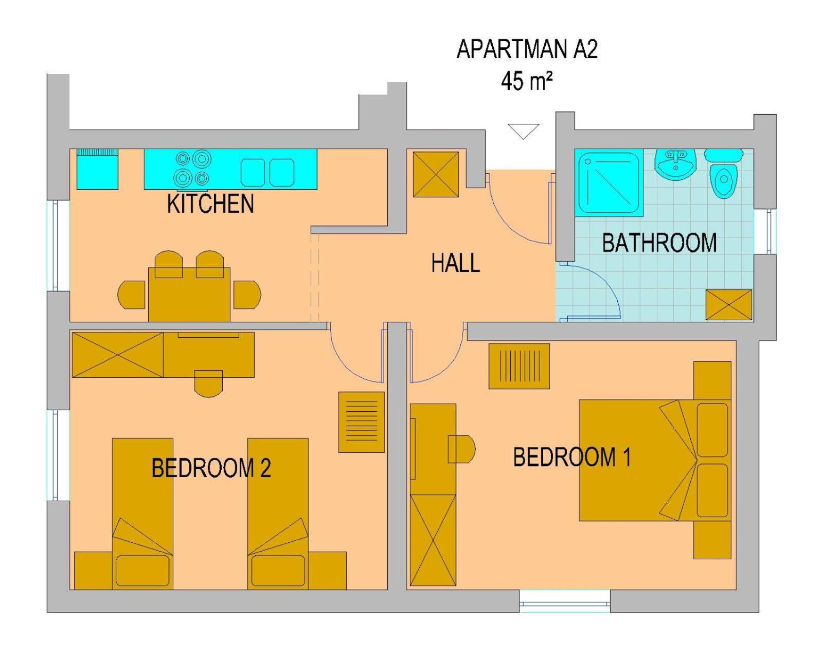 Two-Bedroom Apartment photo 2