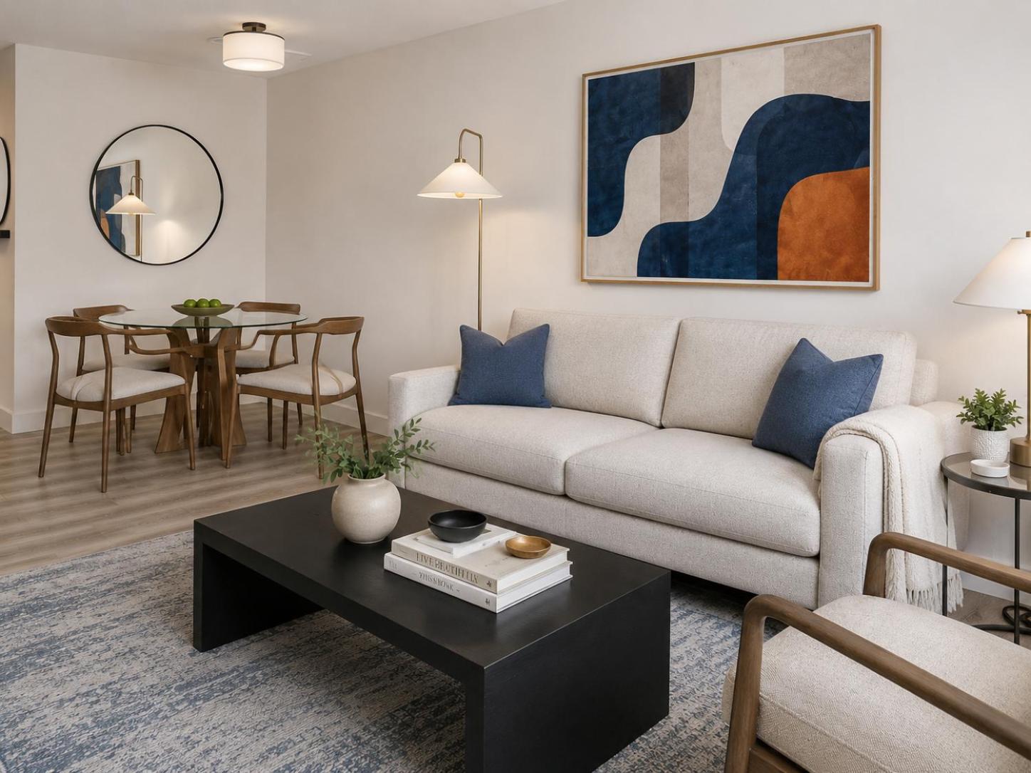 Deluxe One-Bedroom Queen Residence with Full Kitchen