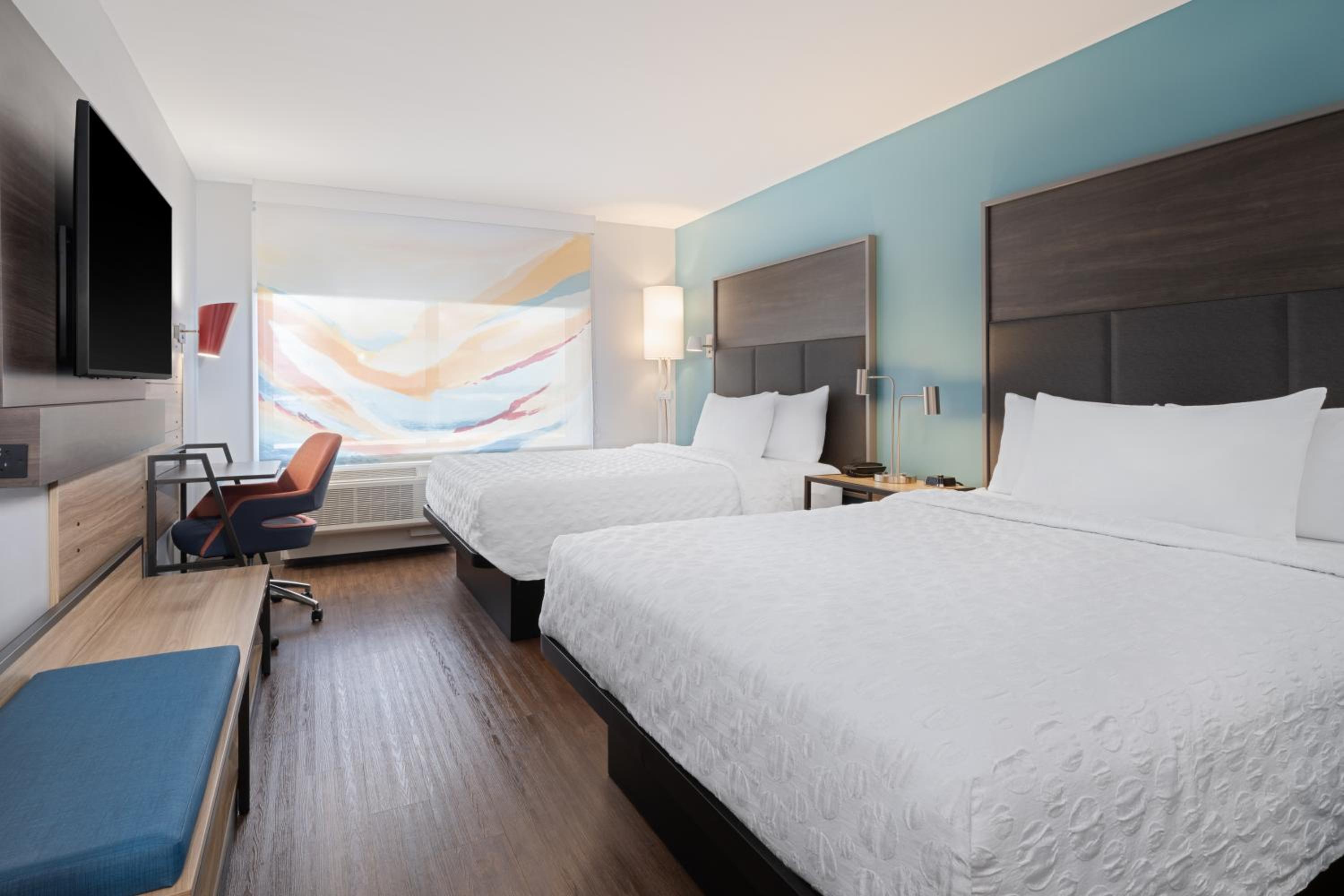 Queen Room with Two Queen Beds and Walk-In Shower - Photo 1