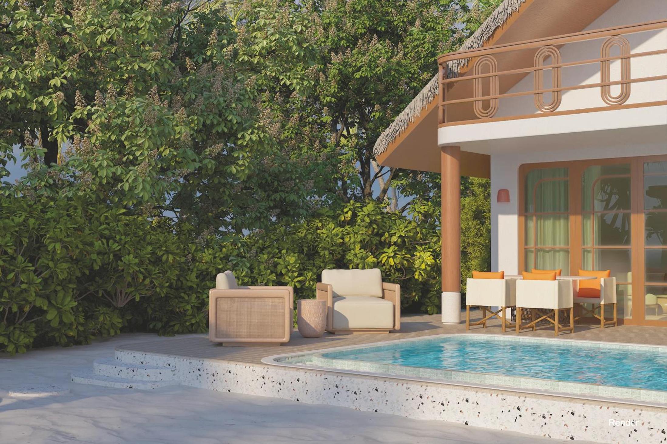 Two Bedroom Beach Pool House