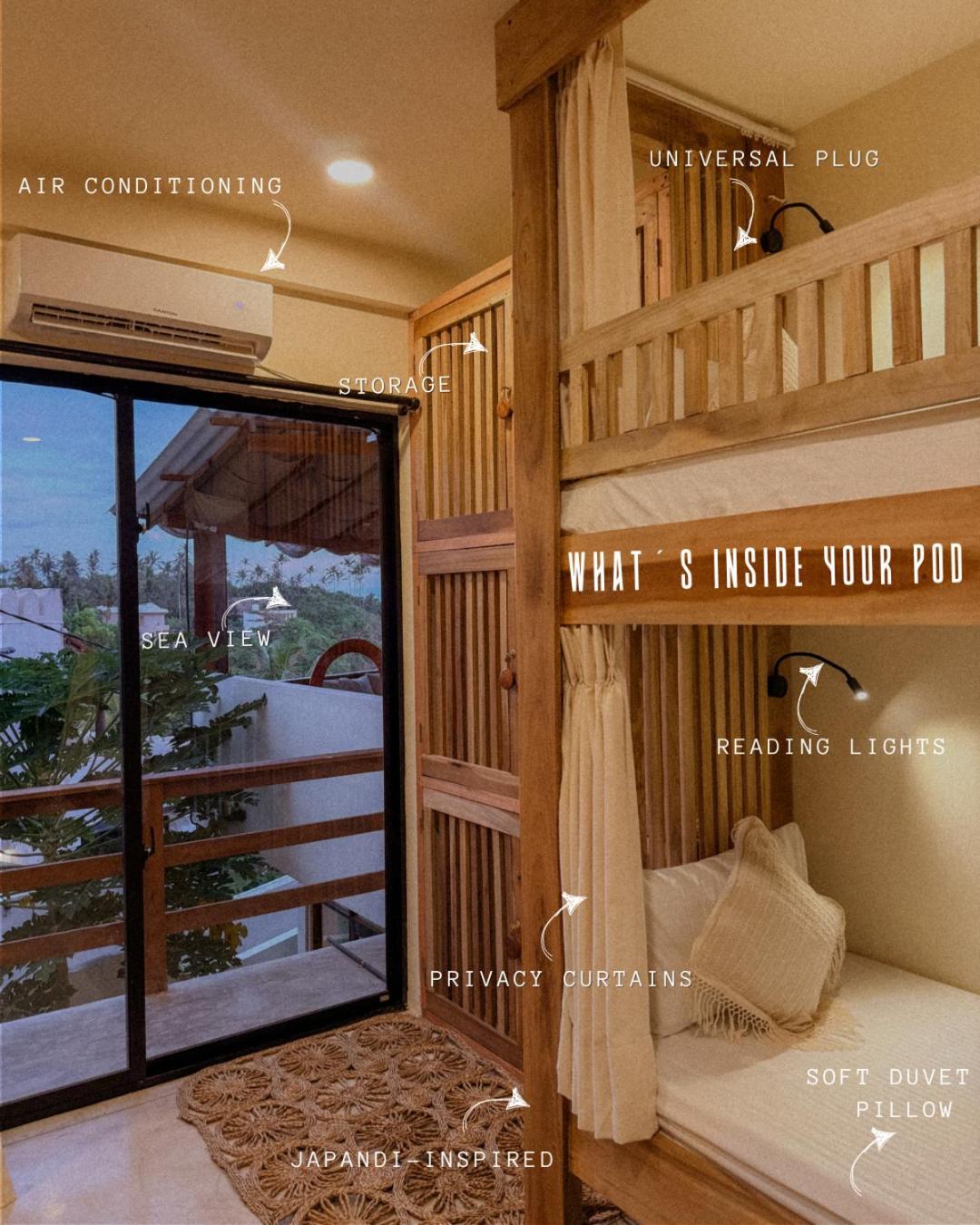 Bed in 6-Bed Mixed Dormitory Room