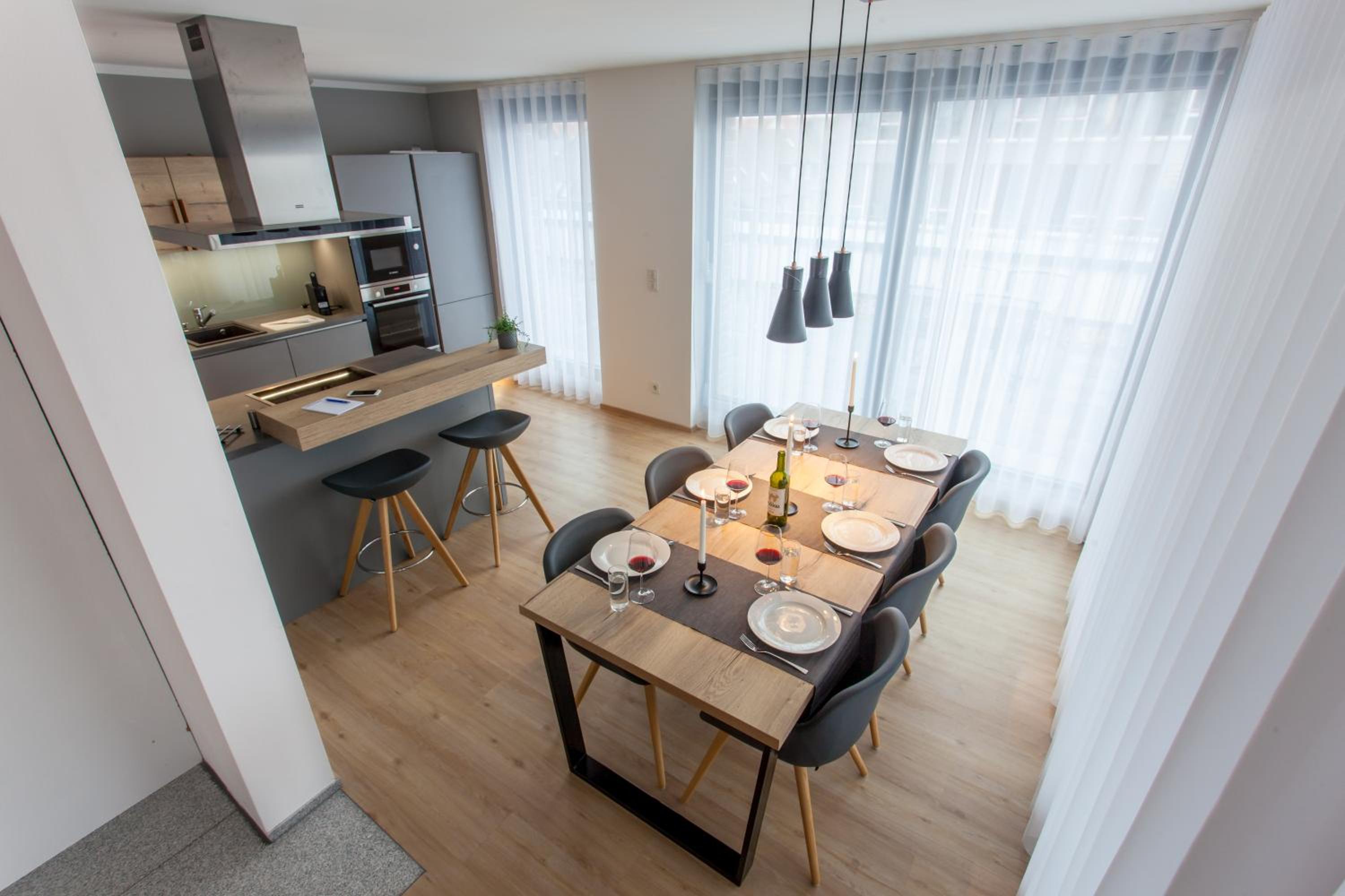 Premium 3 Raum Apartment mit Sauna und Klimaanlage