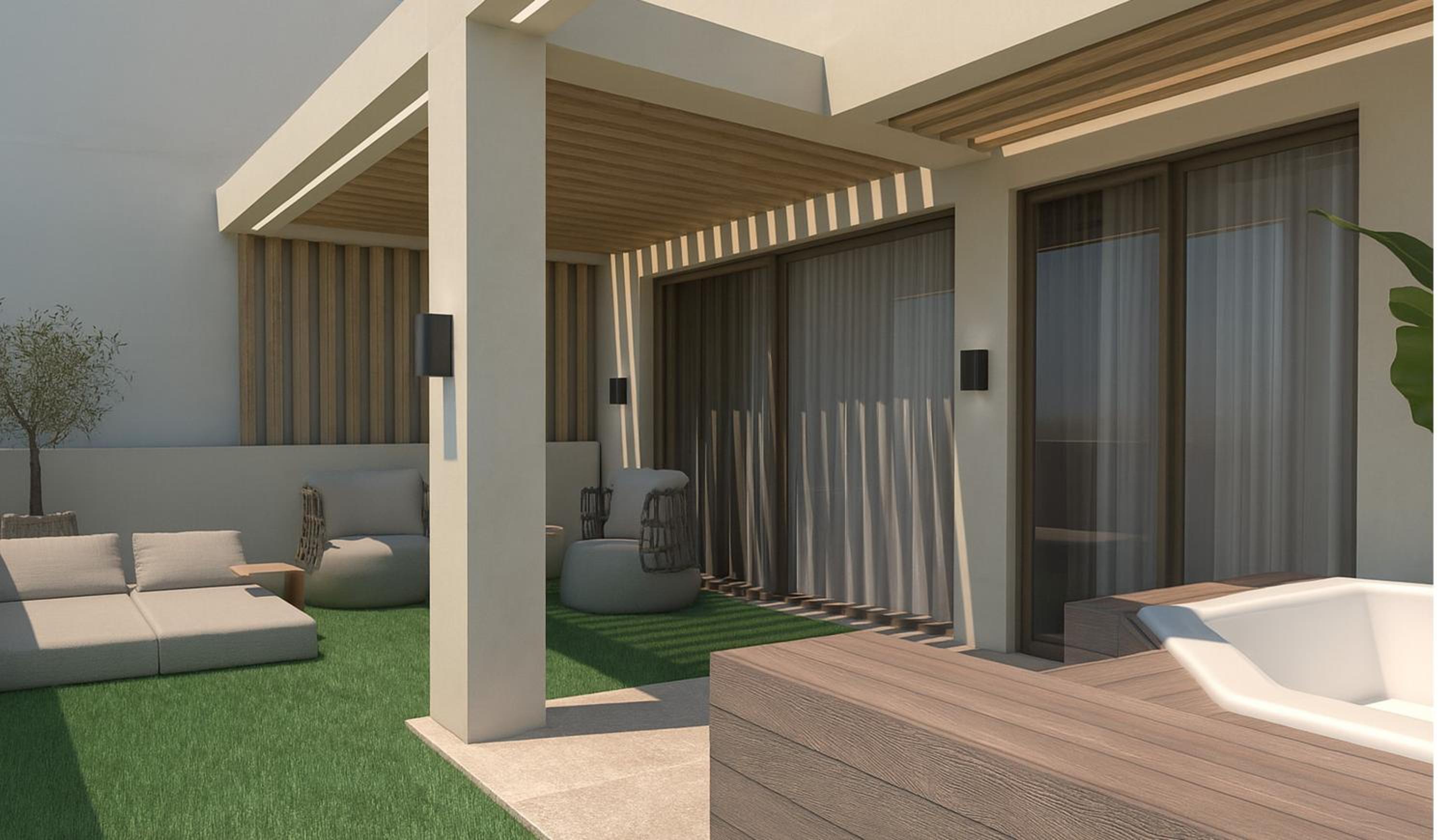 Two-Bedroom Deluxe Apartment with Jet Tub