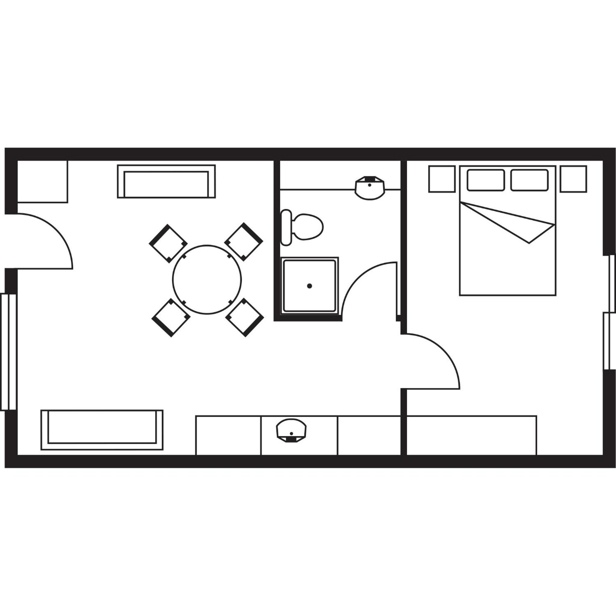 One-Bedroom Apartment photo 2