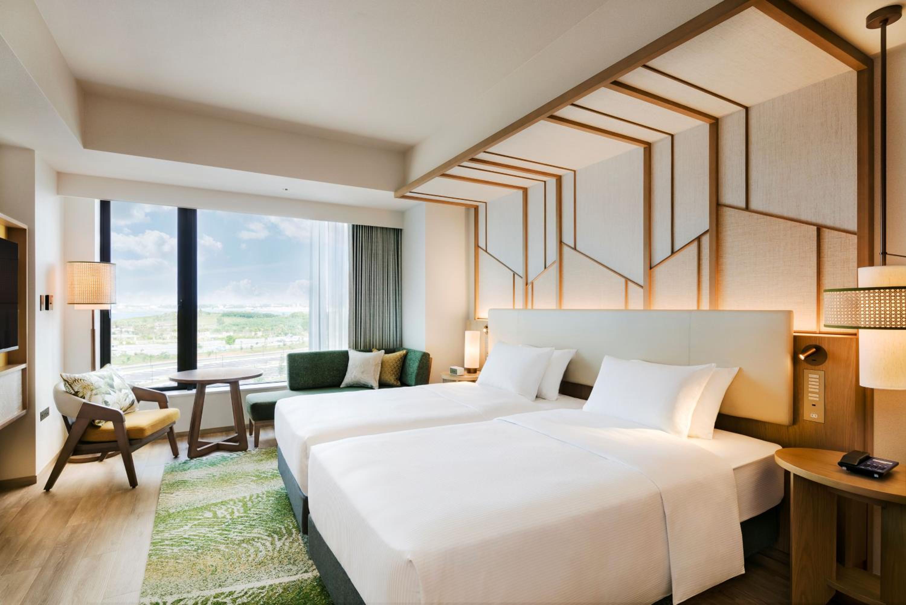 Twin Room with City View