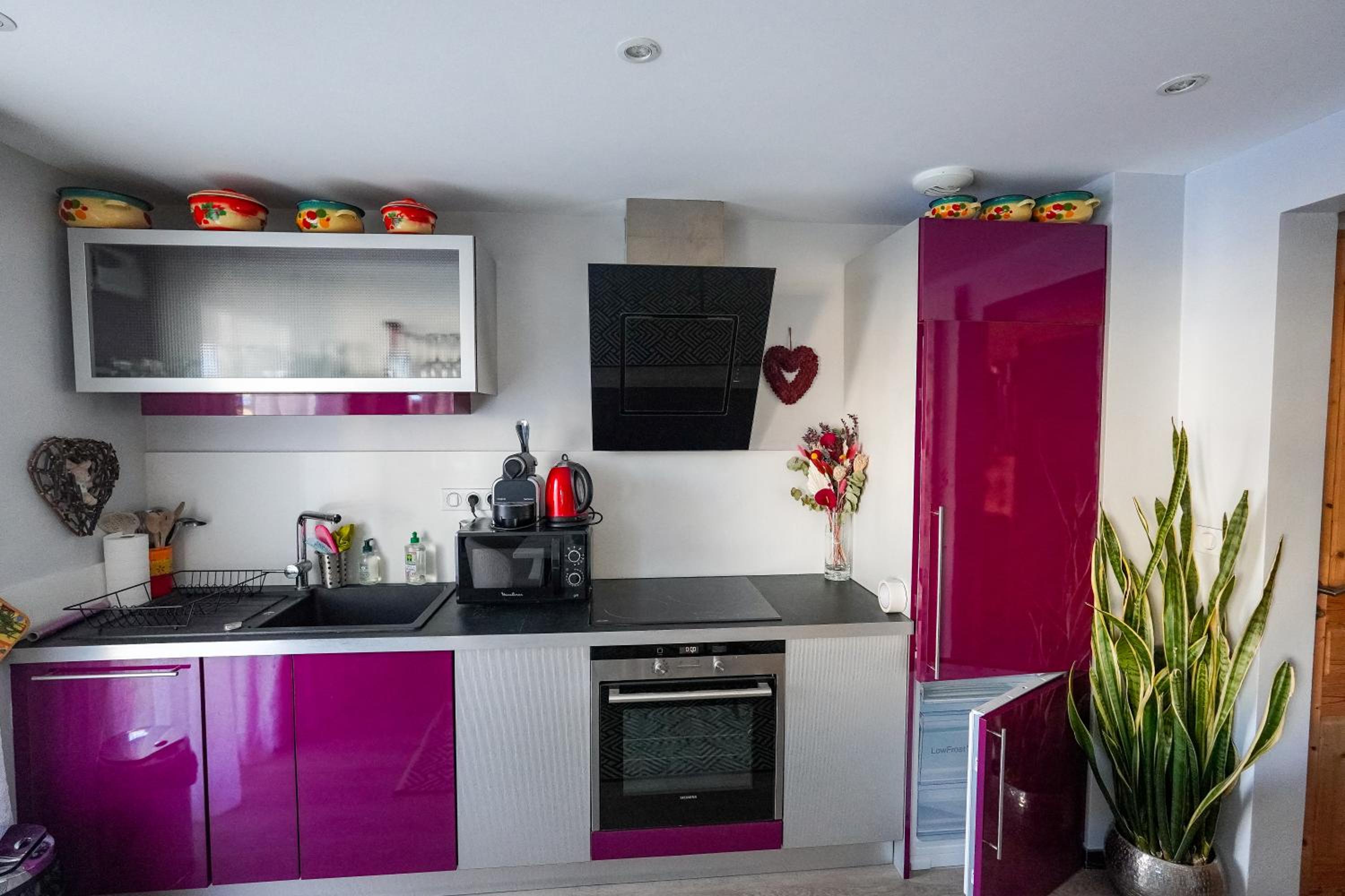 One-Bedroom Apartment with Balcony and Mountain View   photo 3