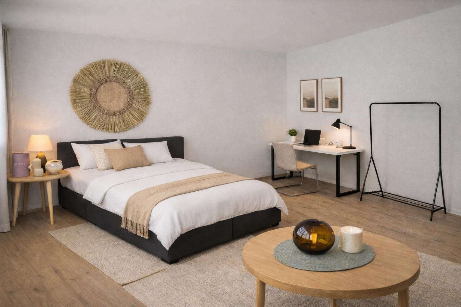 Single Room with Shared Shower and Toilet