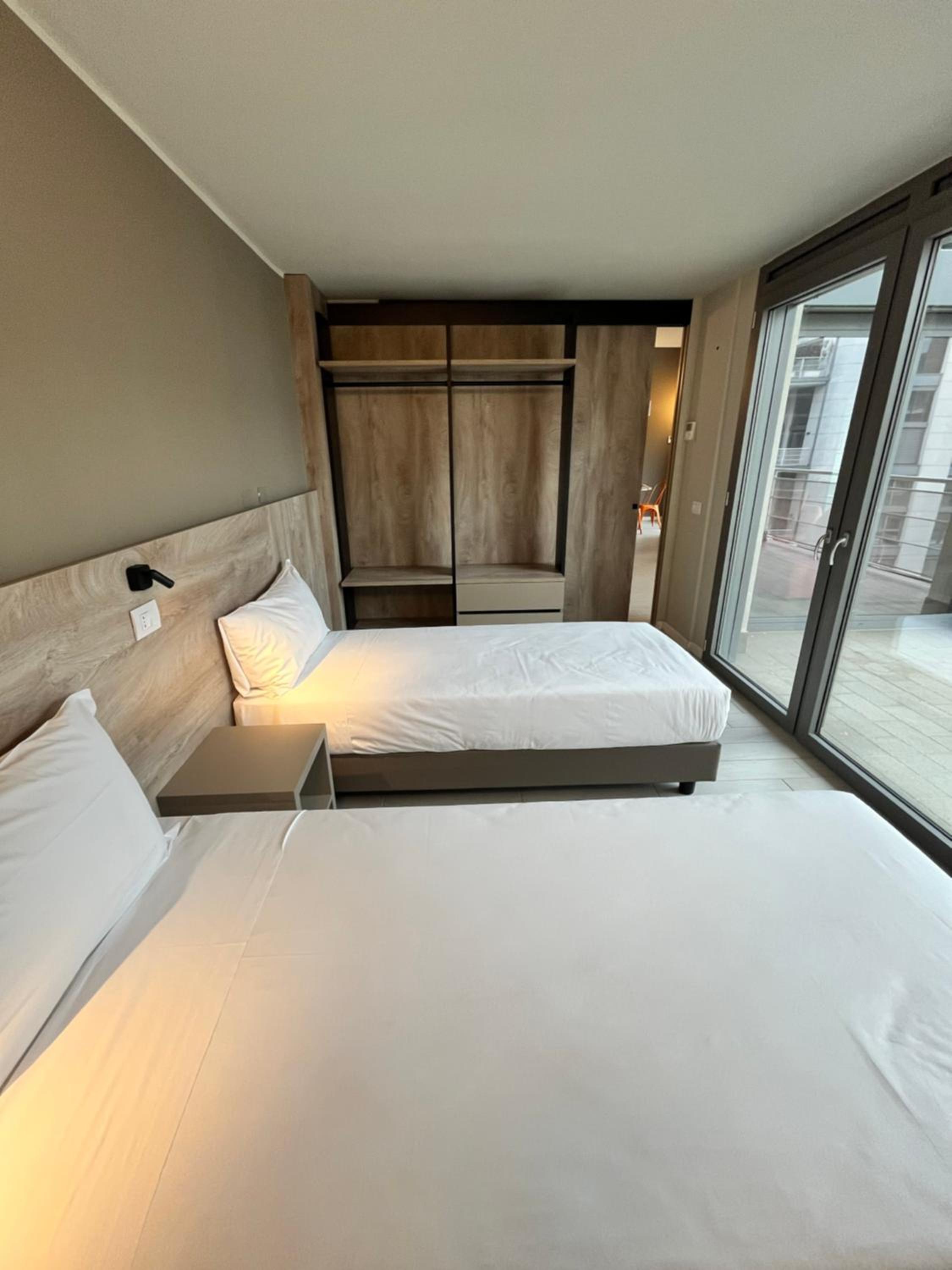 One-Bedroom Loft Apartment with Balcony