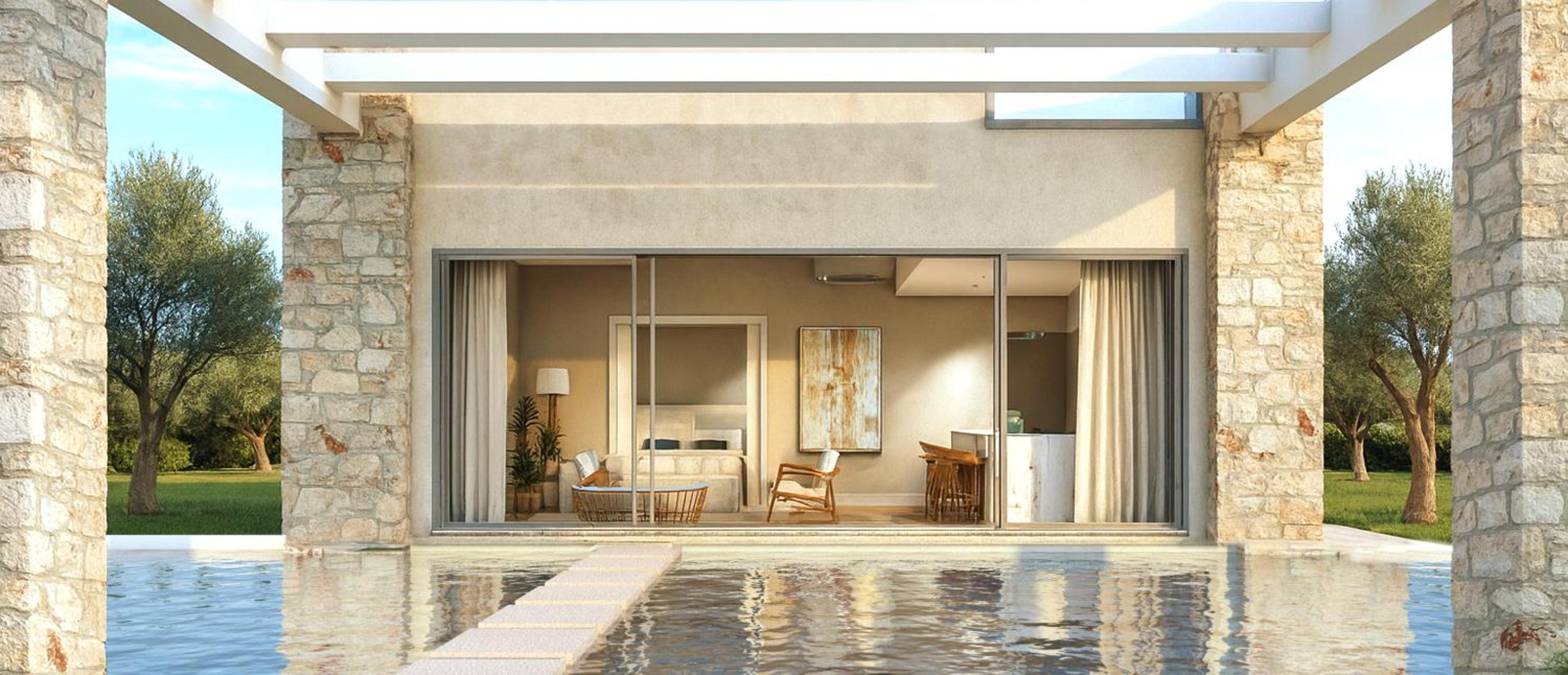 Villa Kappa Beach Front 3 Bedroom with heated private pool
