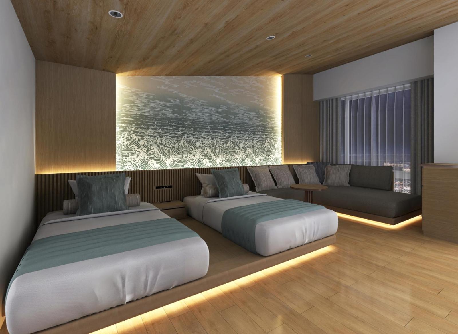 Twin Room with Train & Ocean View - Photo 2