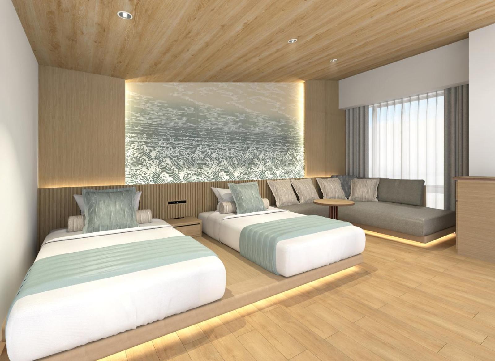 Twin Room with Train & Ocean View - Photo 1