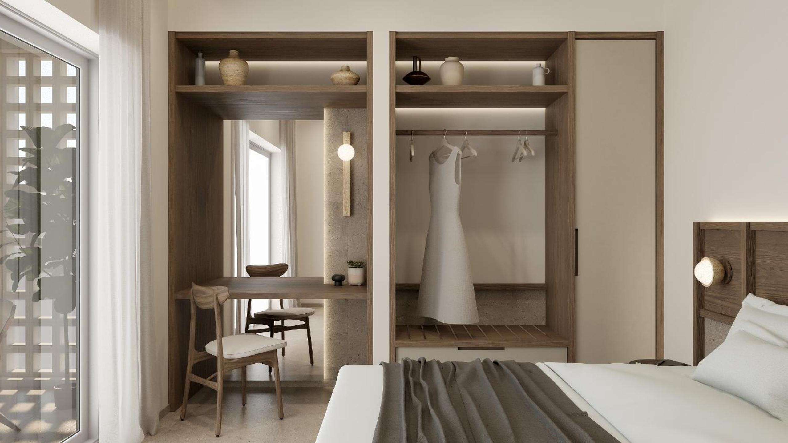 Deluxe Double Room with Side Sea View