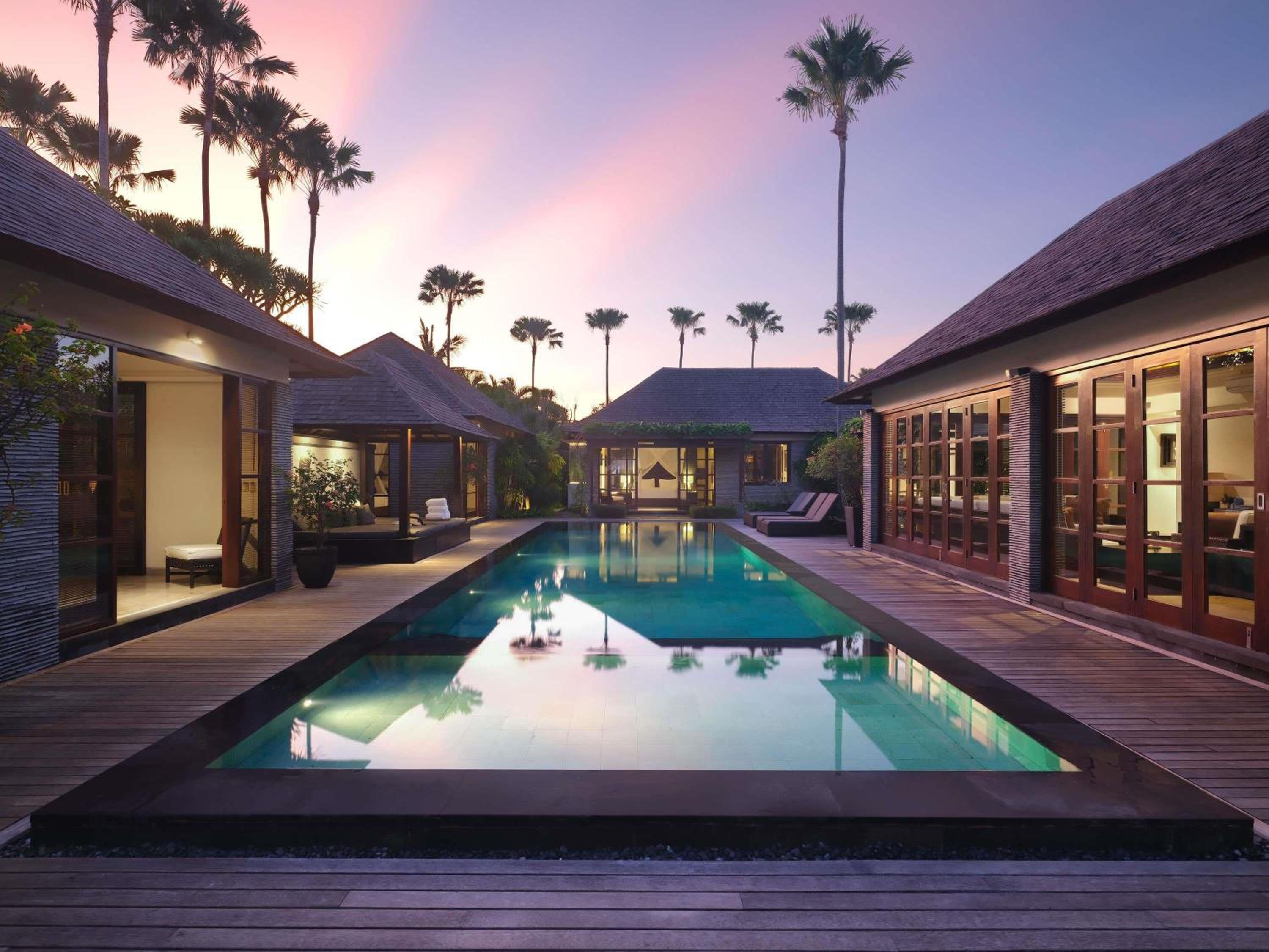 Five-Bedroom Presidential Villa with Four Double Beds, One Twin Bed and Private Pool