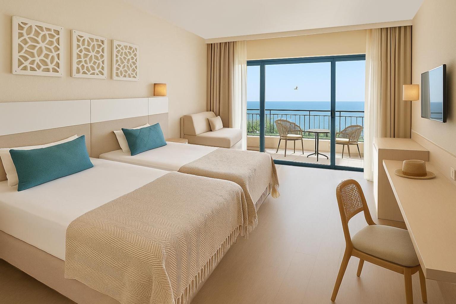 Deluxe Double or Twin Room with Sea View