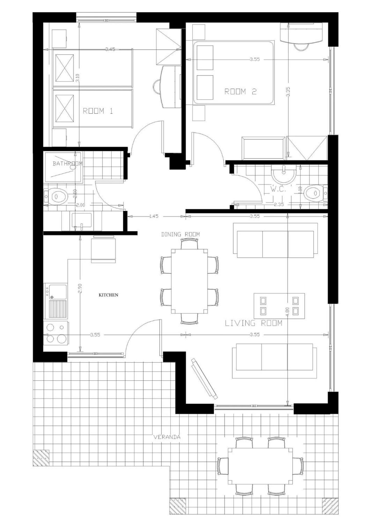 Family Suite 2-Bedrooms Ground Floor