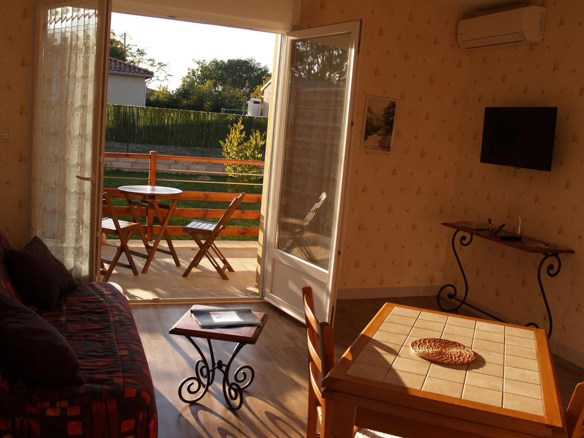 Double Bed Apartment with Terrace and Garden View