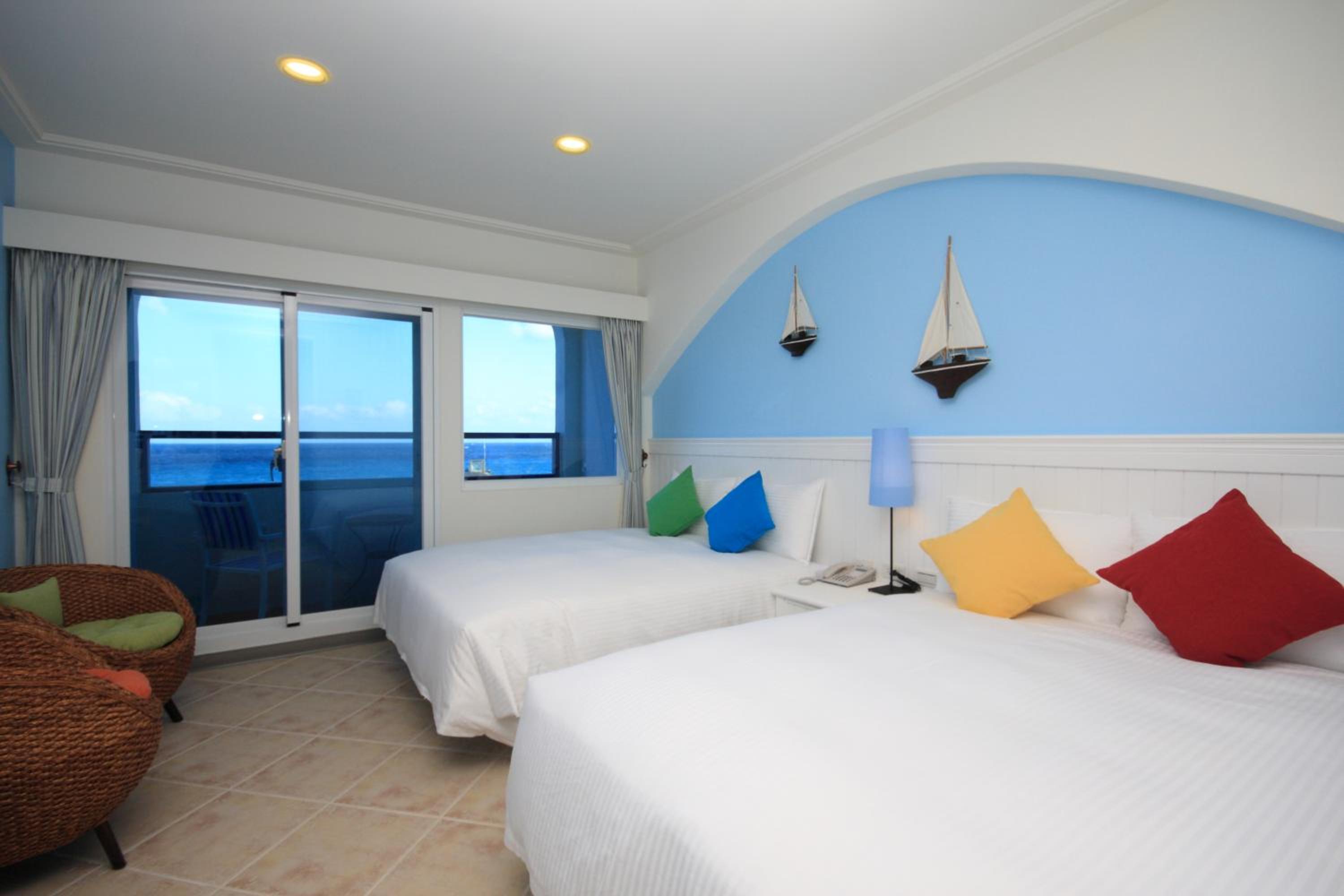 Quadruple Room with Sea View and Balcony