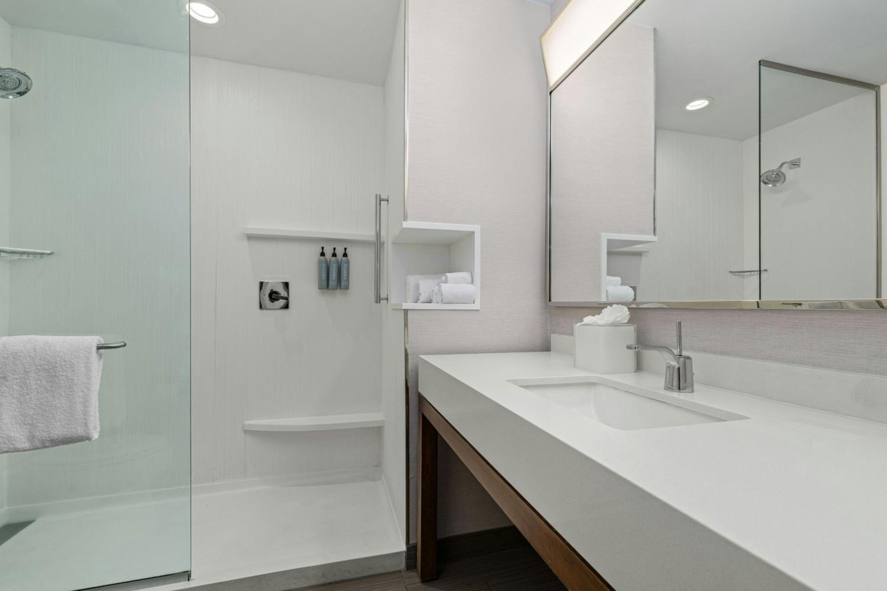 One-Bedroom King Suite with Roll-In Shower and Sofa Bed - Mobility Access/Hearing Accessible photo 3