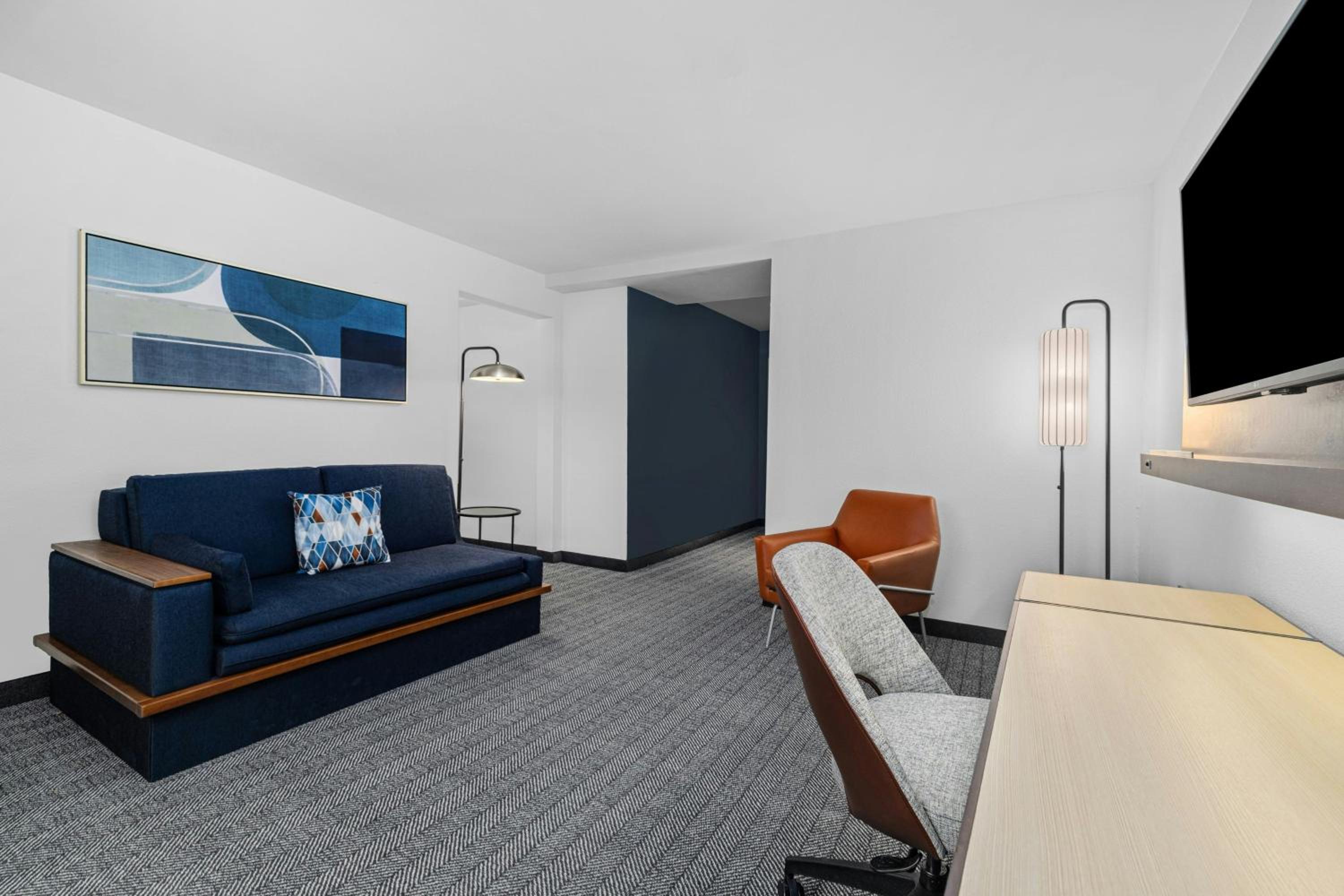 One-Bedroom King Suite with Roll-In Shower and Sofa Bed - Mobility Access/Hearing Accessible photo 1