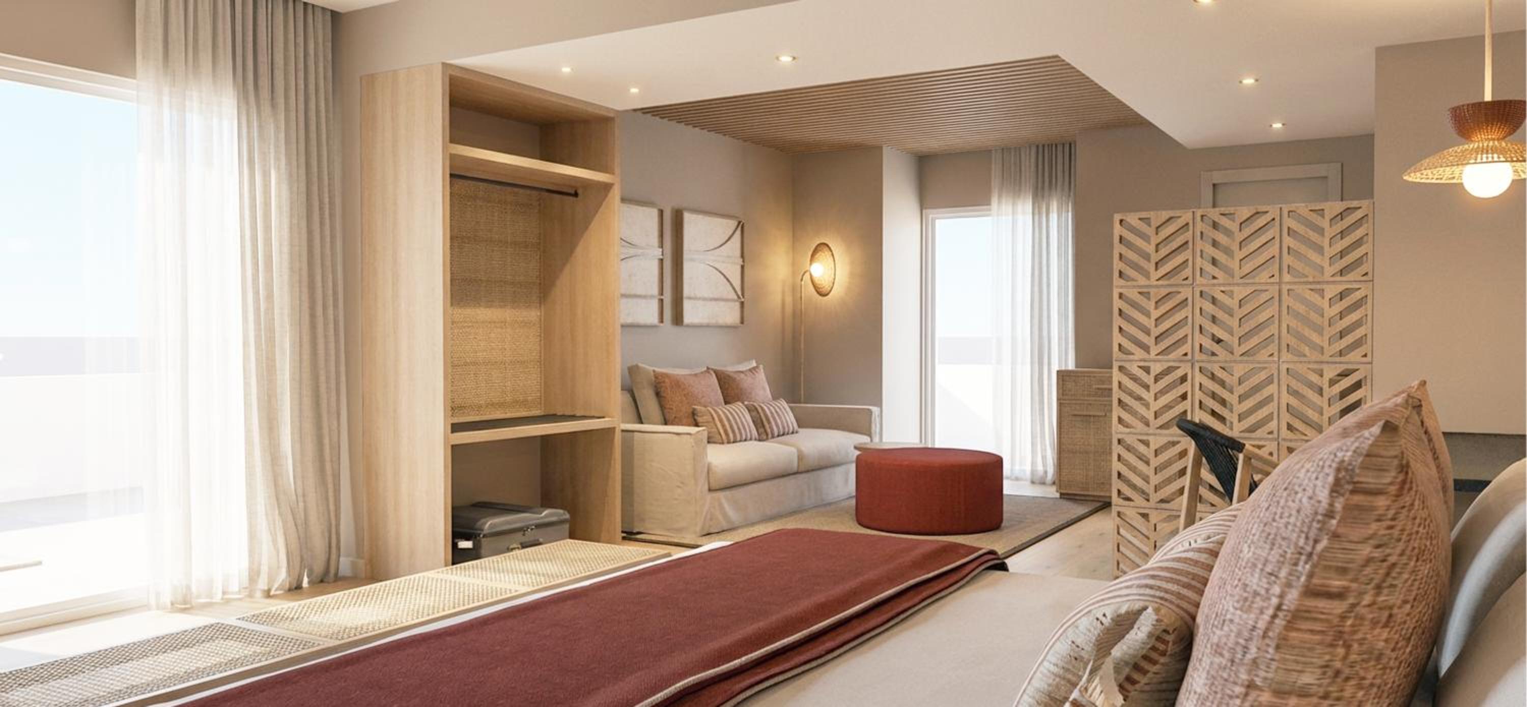 Deluxe Double Room with Balcony and Sea View