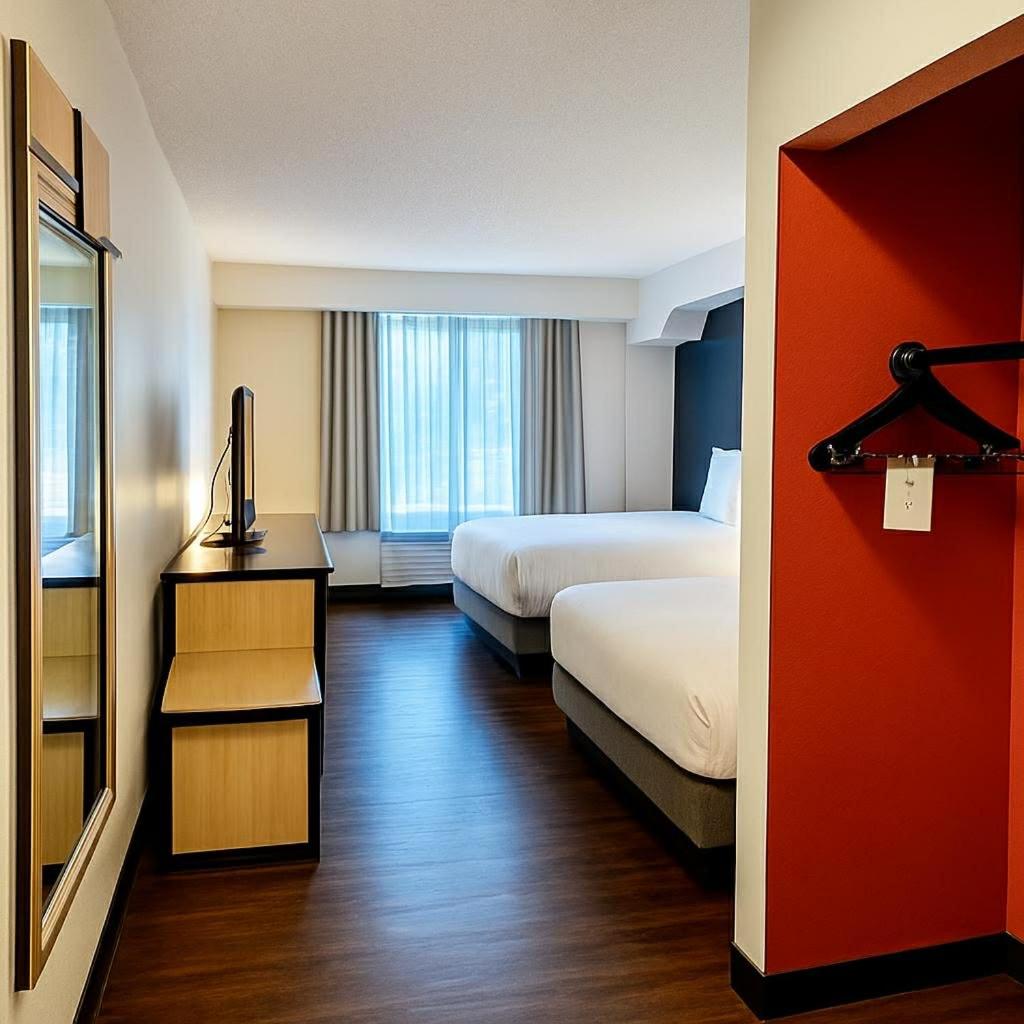 Queen Suite with Two Queen Beds and Sofa Bed photo 3