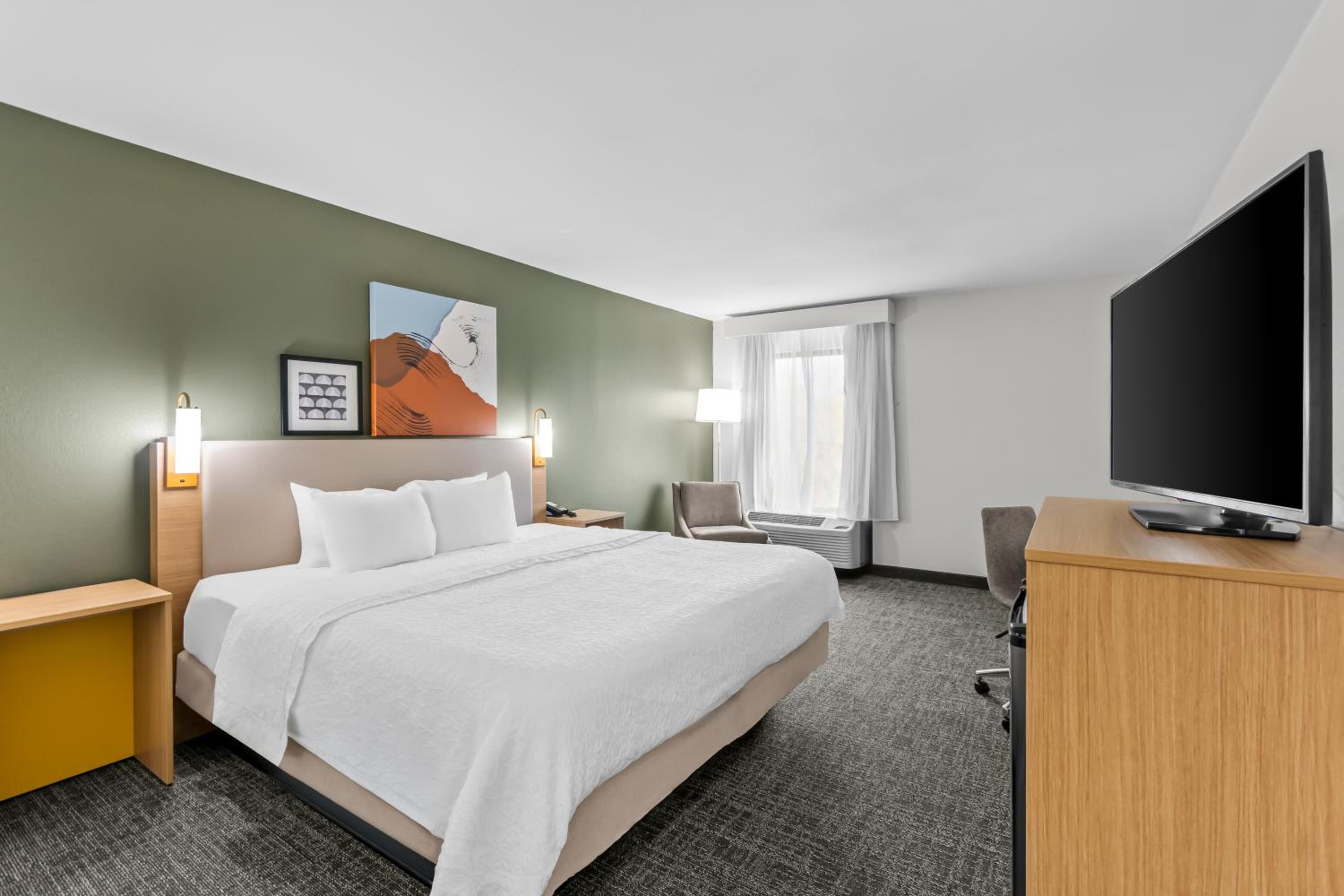 King Room with Roll-In Shower - Mobility and Hearing Access