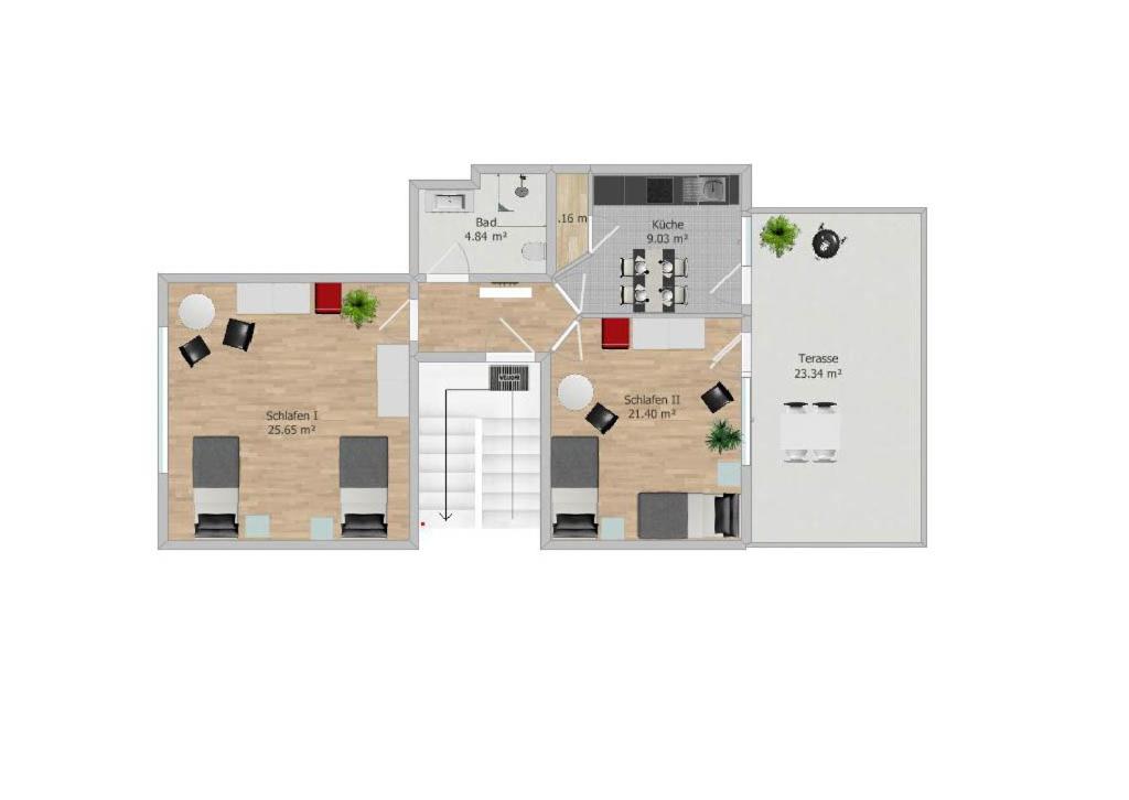 Two-Bedroom Apartment with Balcony photo 1