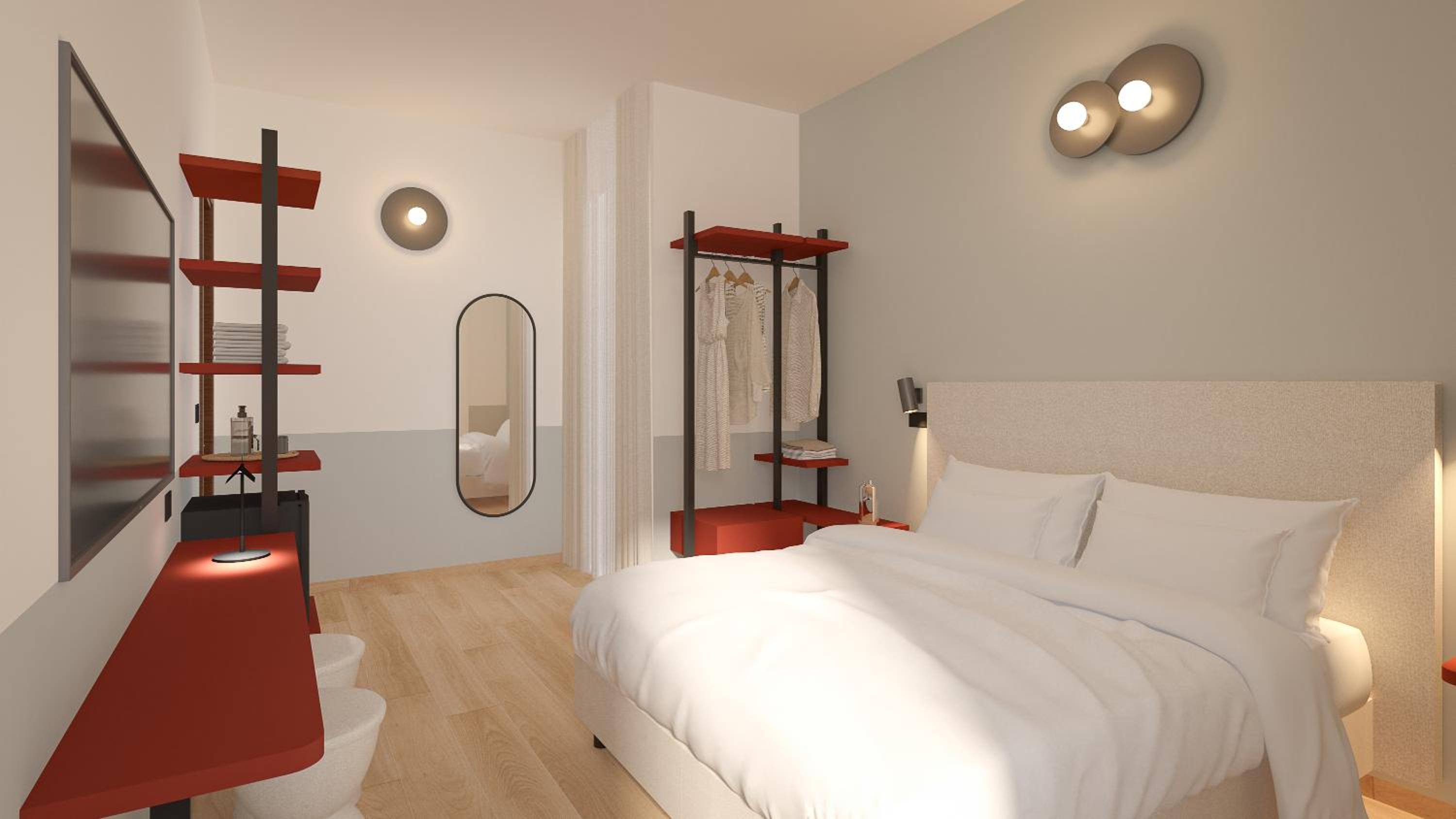 Smart Design Double Room with Balcony