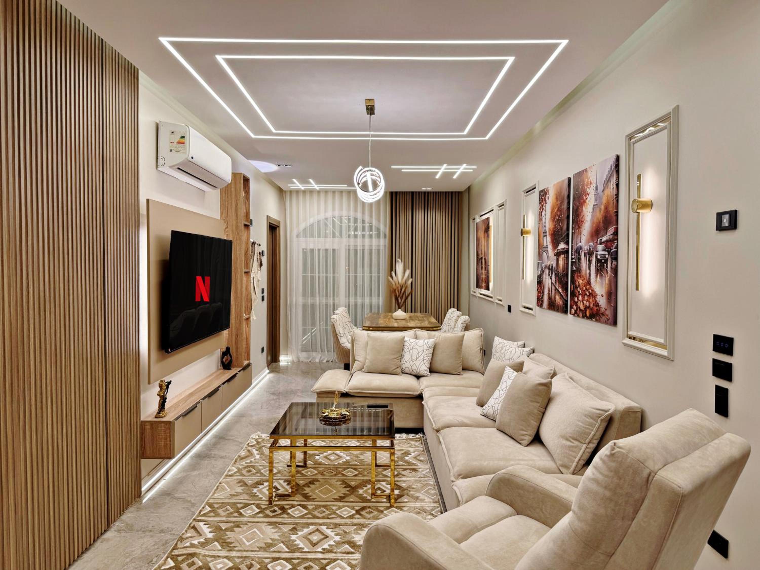 Three-Bedroom Premium Apartment with Balcony