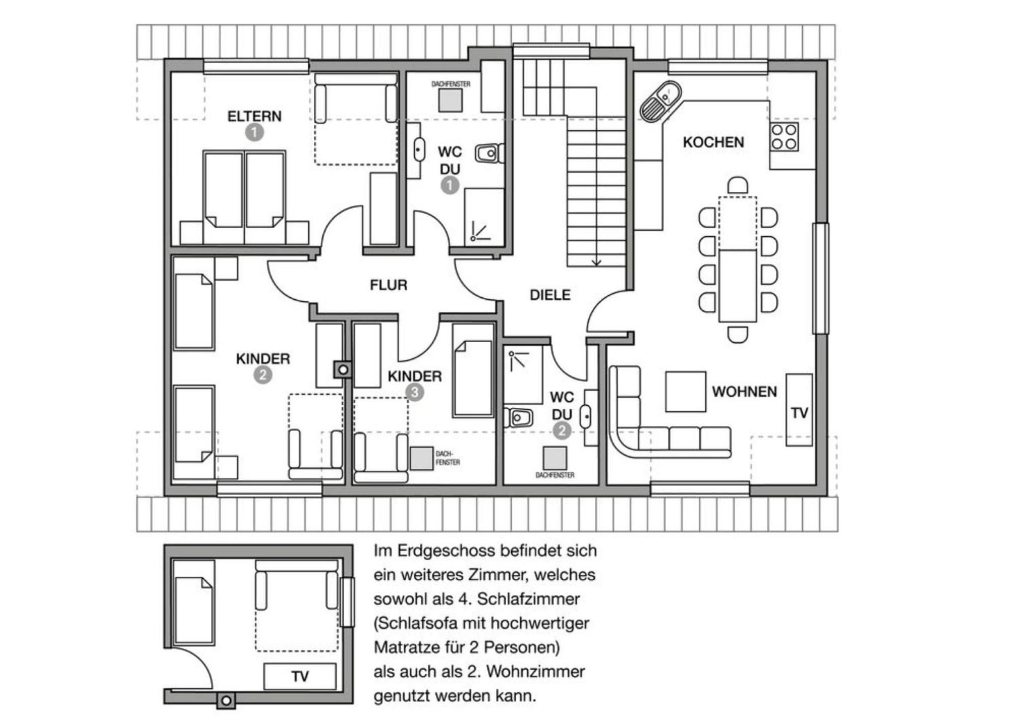Four-Bedroom Apartment photo 1