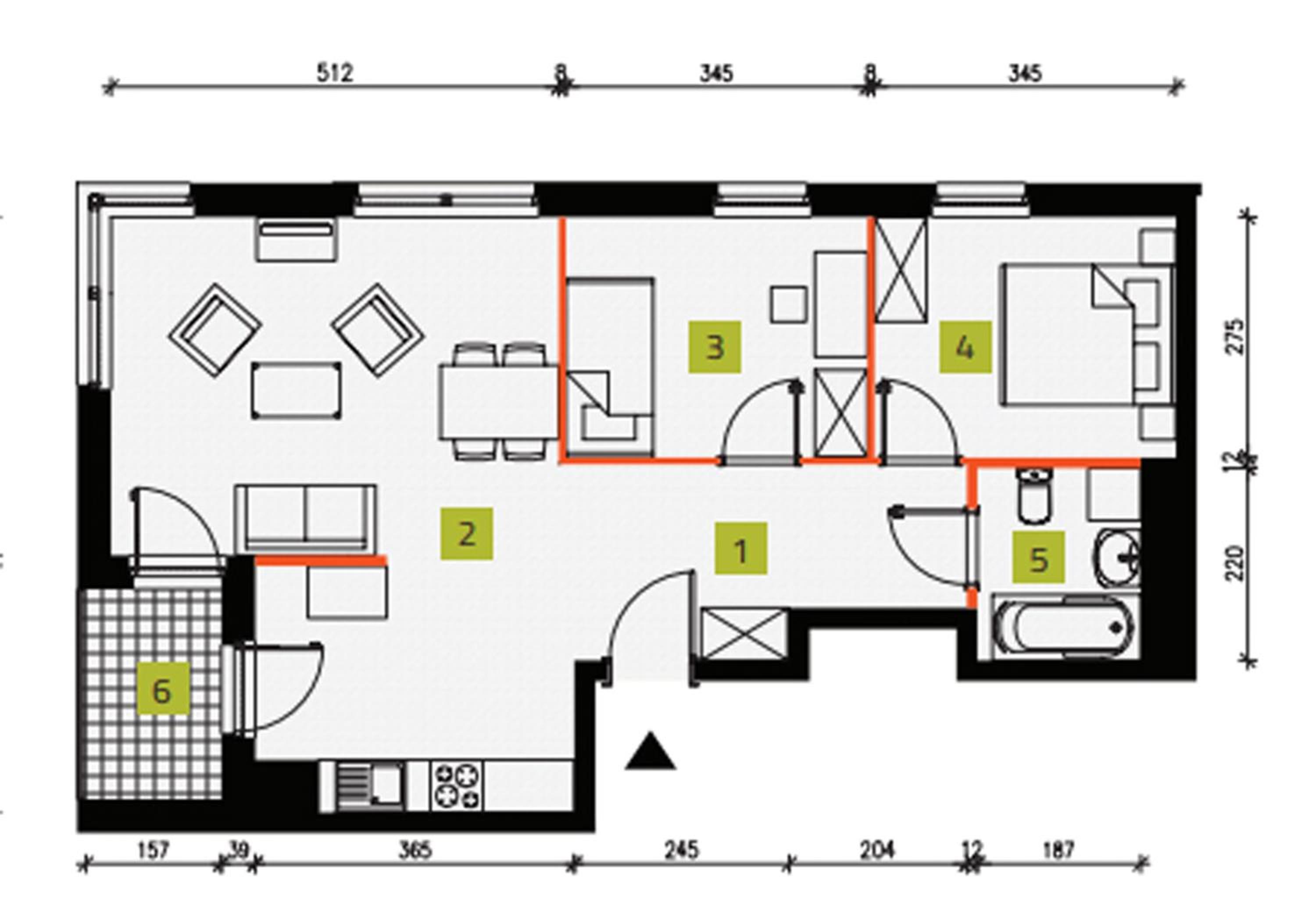 Two-Bedroom Apartment - Photo 4