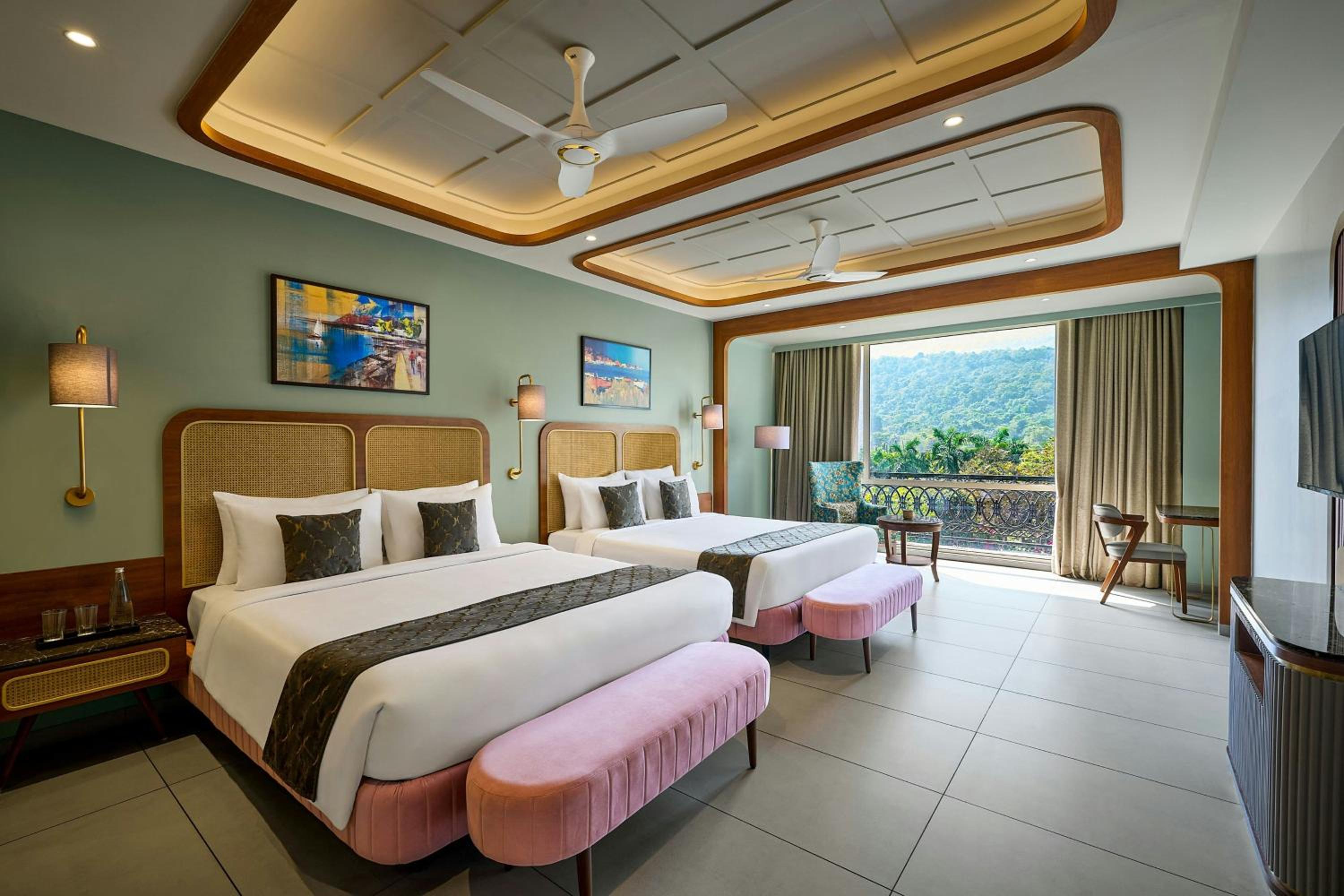 Hazel King Suite with Two King Bed and Mountain View