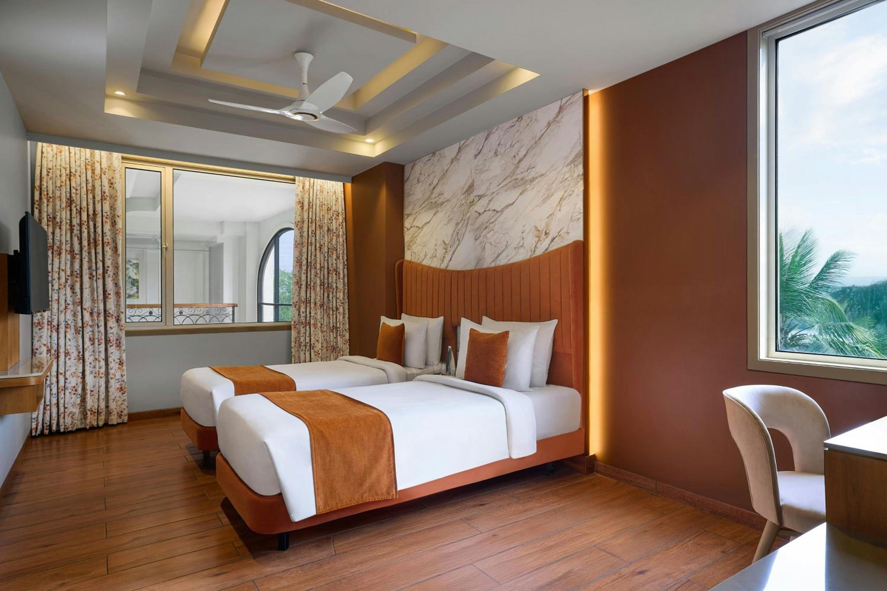 Winter Green Twin Room with Limited View