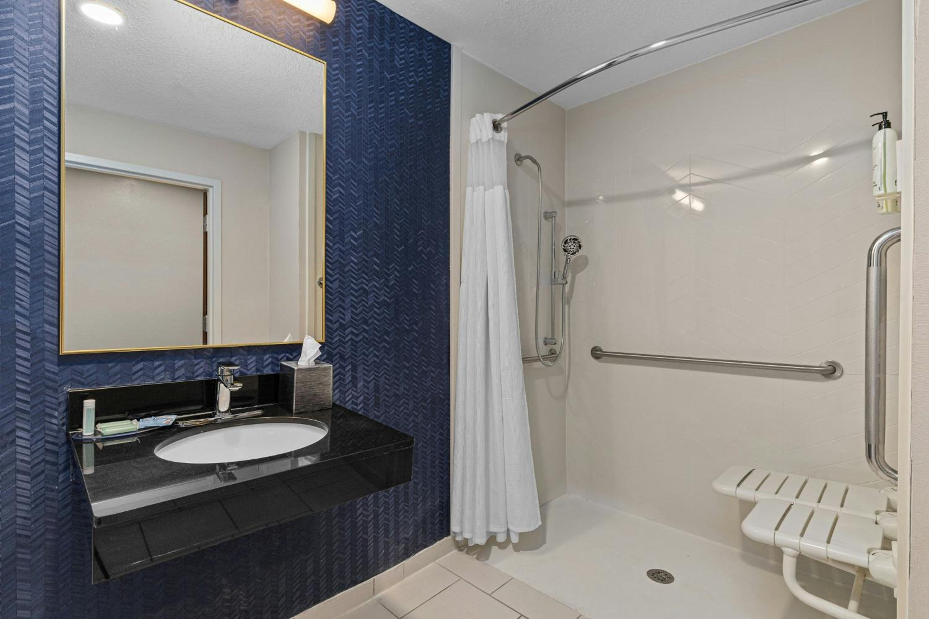 King Room with Roll-In Shower - Mobility Access/Hearing Accessible
