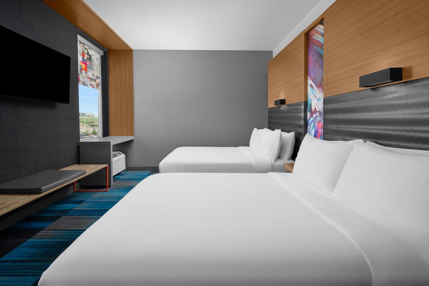 Queen Room with Two Queen Beds and Roll-in Shower - Mobility and Hearing Accessible - Photo 4