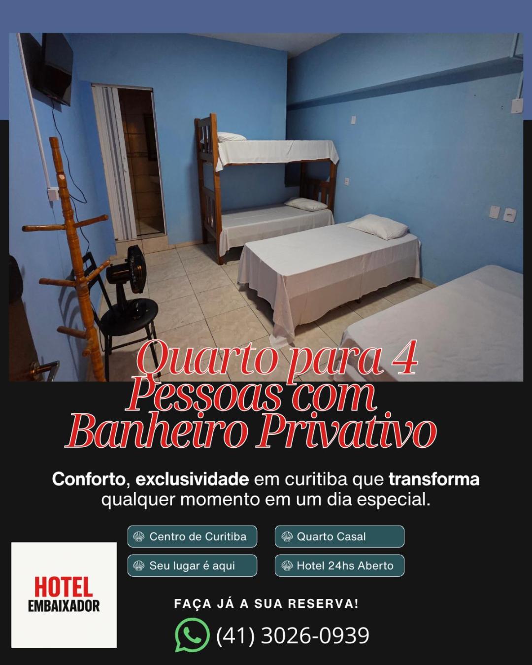 Quadruple Room with Private Bathroom