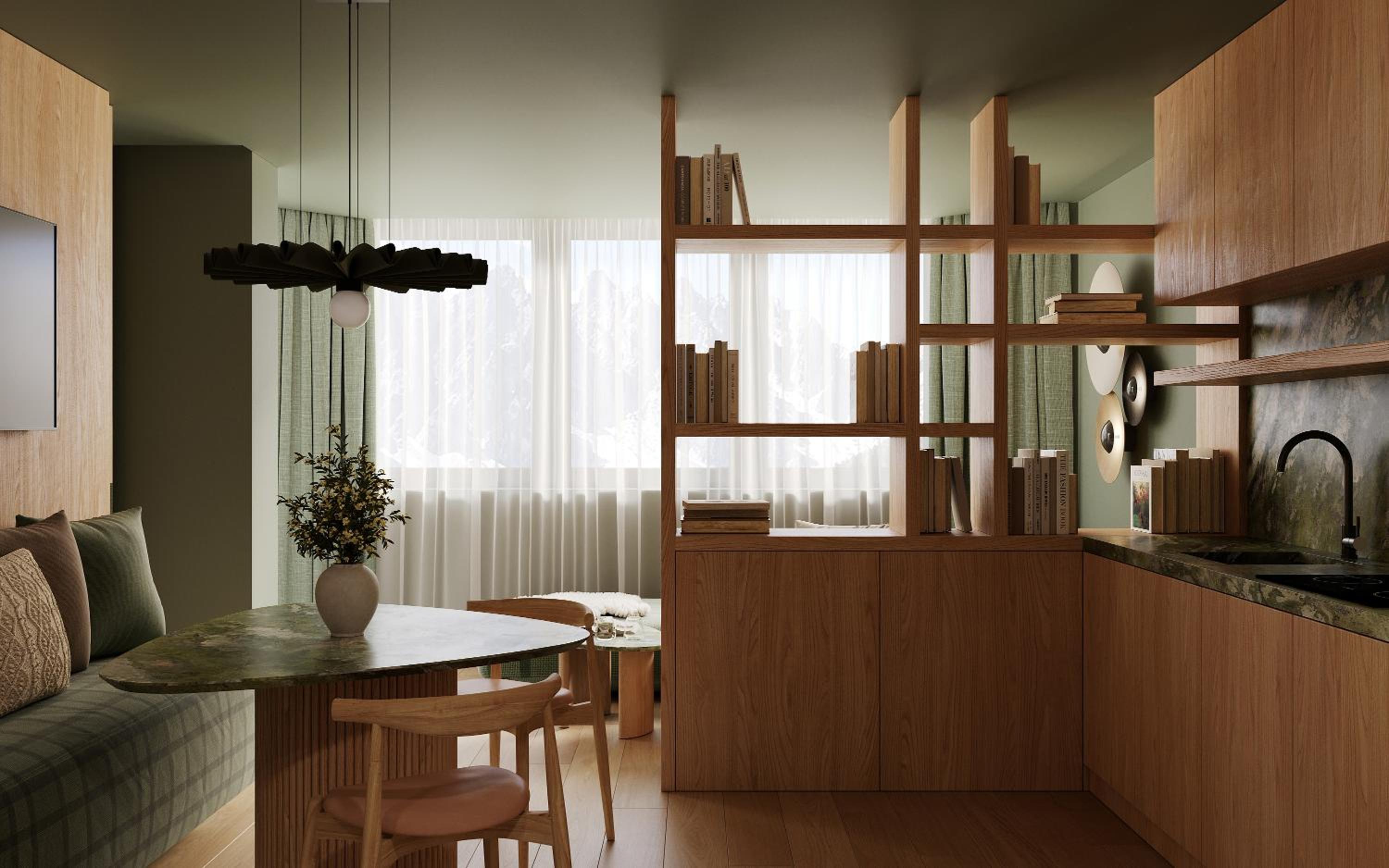 One-Bedroom Family Apartment