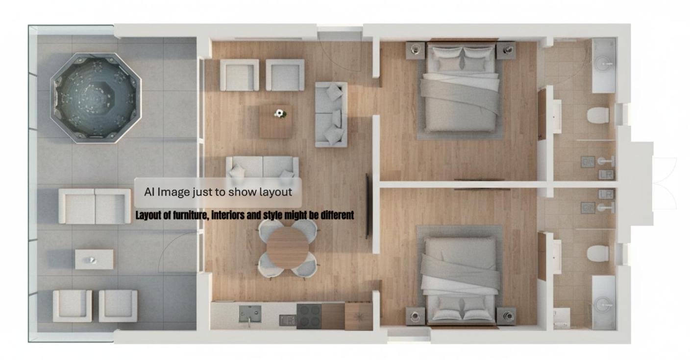 Two-Bedroom Deluxe Apartment with Balcony