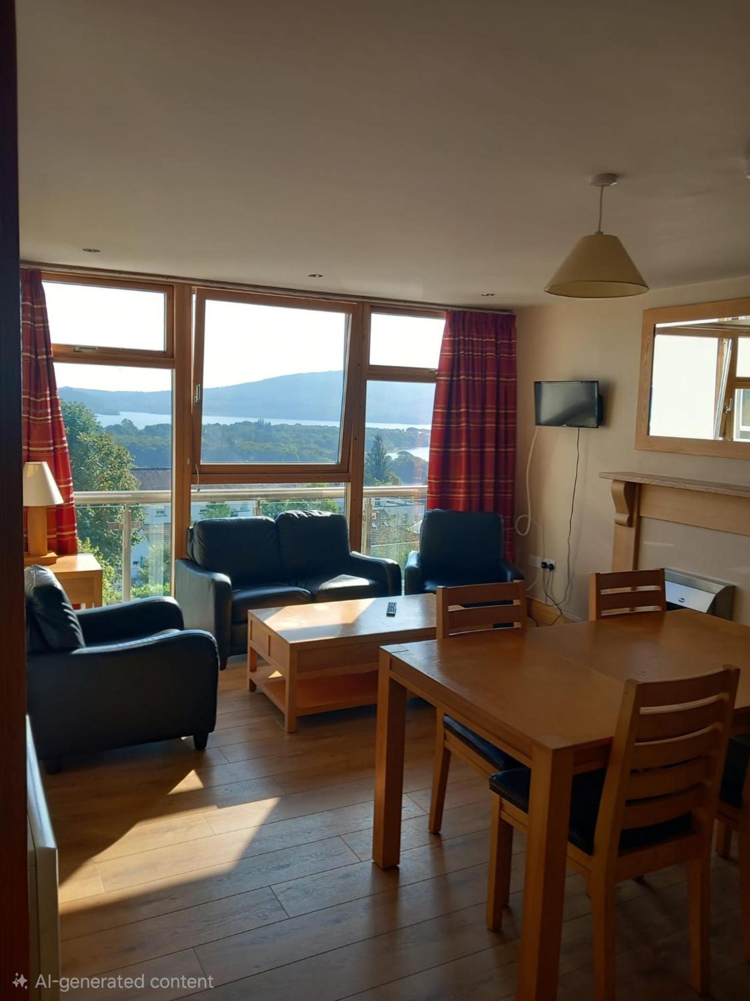 Four-Bedroom Apartment with Lake View
