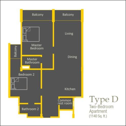 Two-Bedroom Apartment - Photo 10
